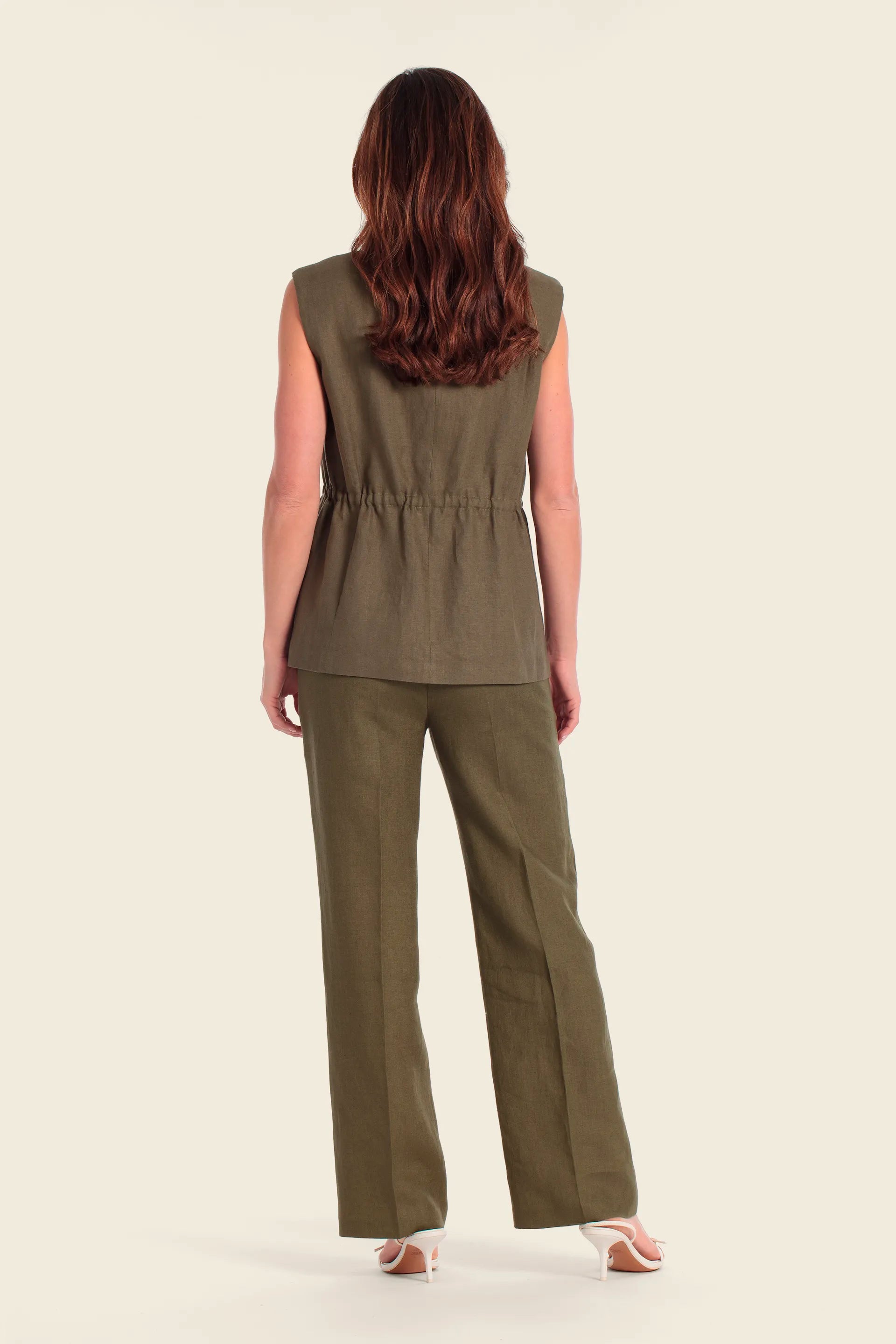 Gerry Weber Green Jungle 0 Long Green Vest SKU: N64701_174 Image 04