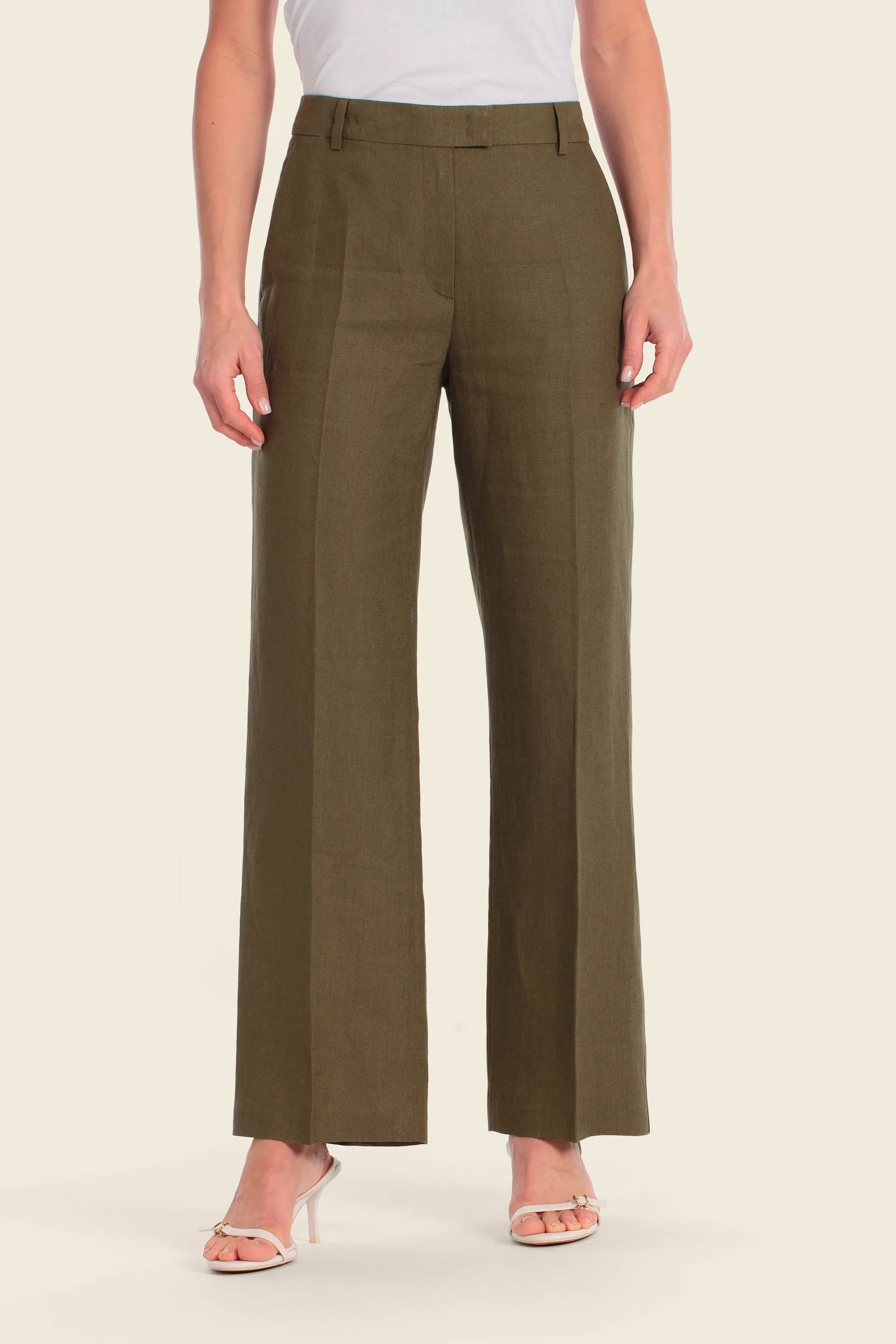 Gerry Weber Green Jungle 0 Green Dress Trousers SKU: N67021_174 Image 01
