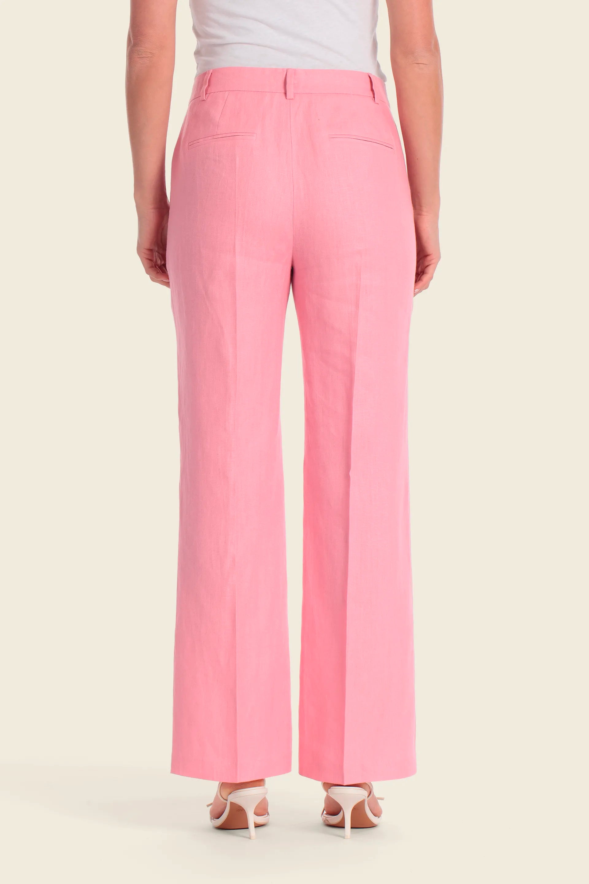 Gerry Weber Pink Sunset 0 Pink Dress Trousers SKU: N67021_608 Image 02