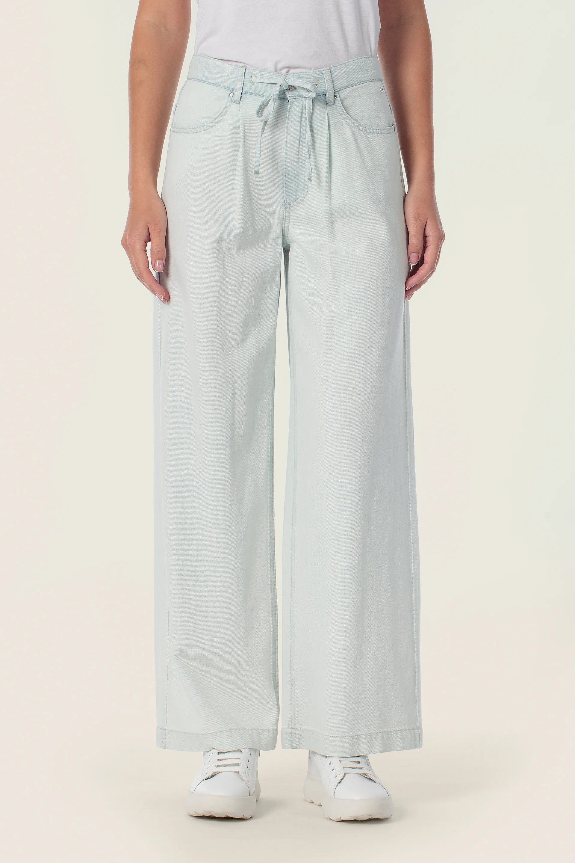 Gerry Weber Blue Light Denim 0 Blue Basic Trousers SKU: N67075_395 Image 01