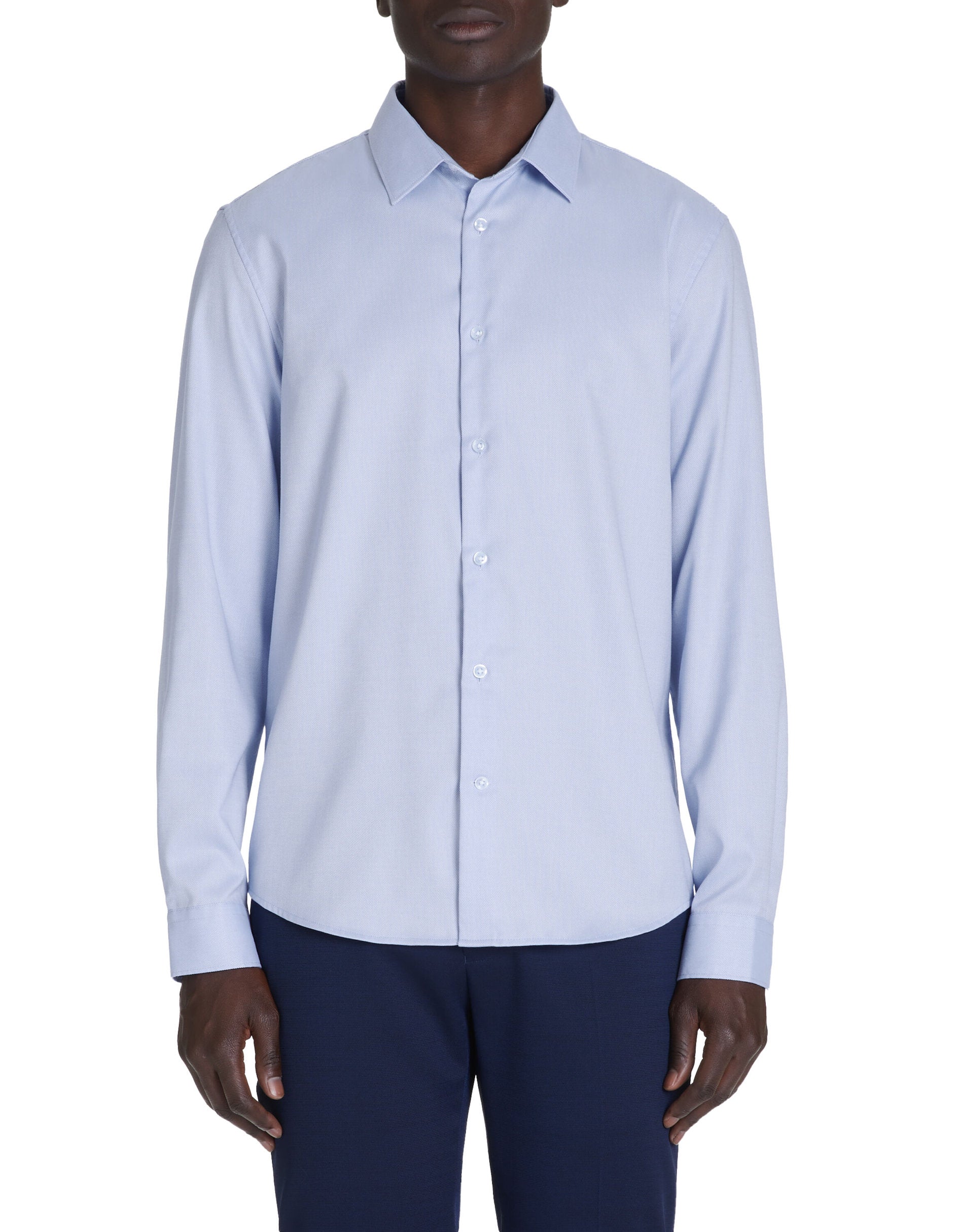 Celio_Regular Royal Oxford Shirt - Blue_NAROXRG_BLEU CIEL_01
