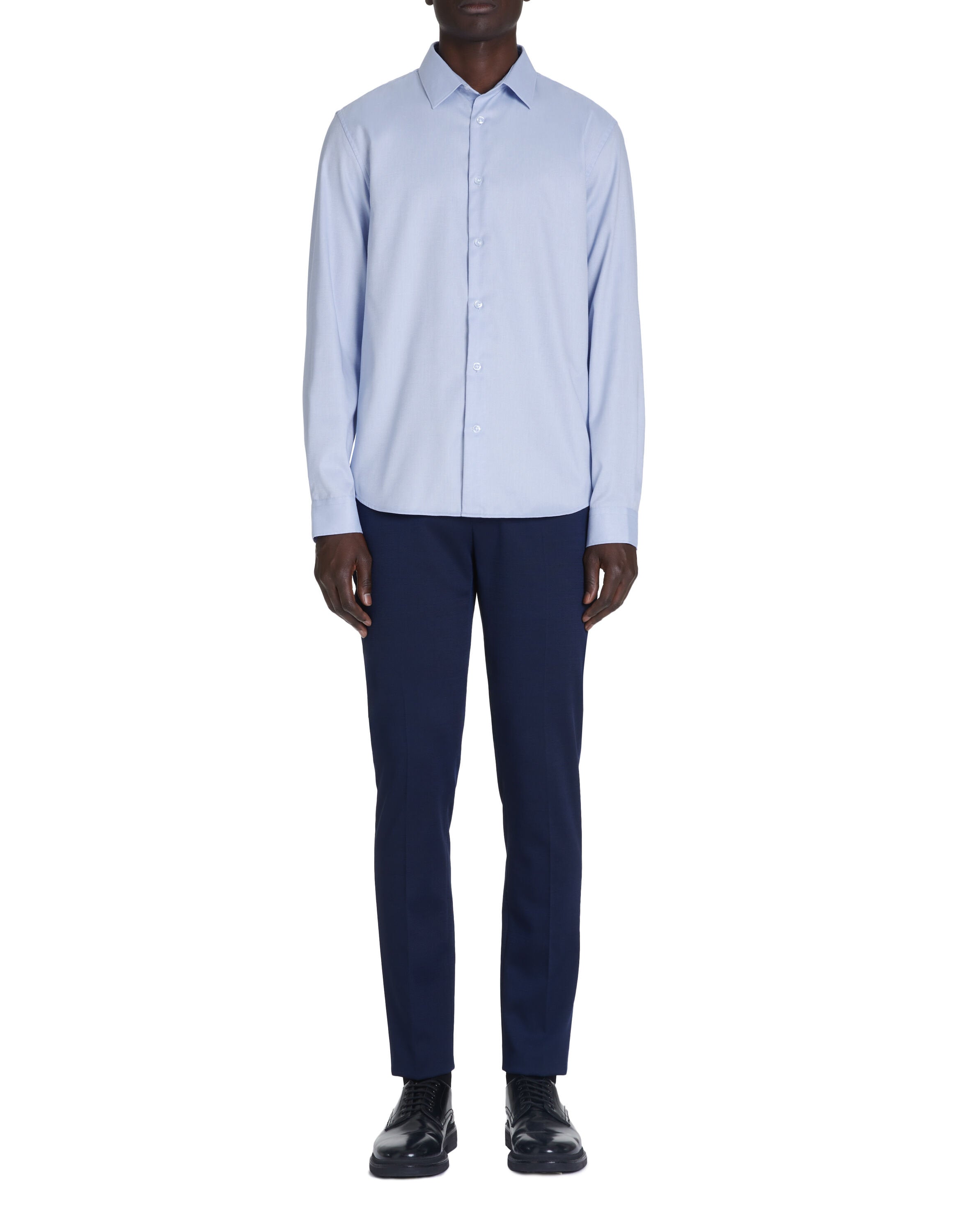Celio_Regular Royal Oxford Shirt - Blue_NAROXRG_BLEU CIEL_02
