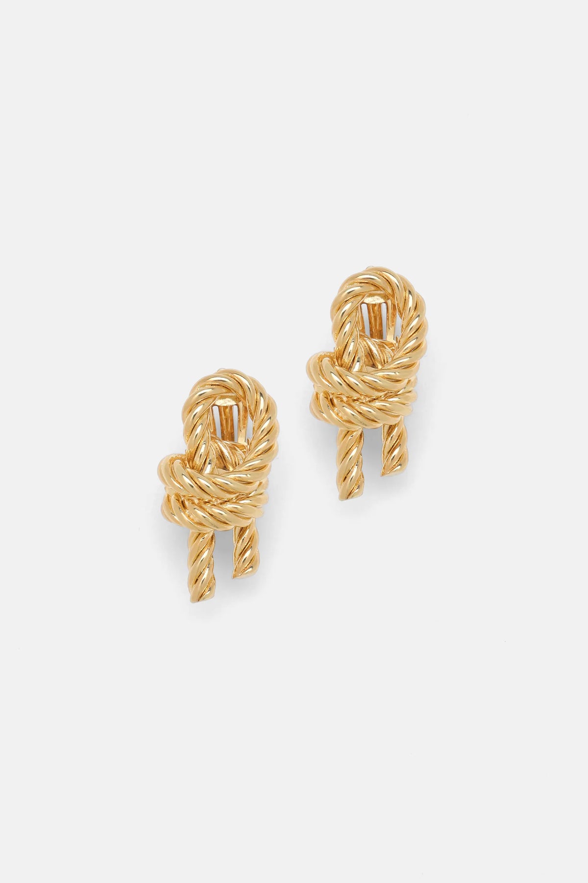 Luisa Spagnoli Oro Women Nasso - Torchon Knot Earrings SKU: NASSO_0002 Image 01