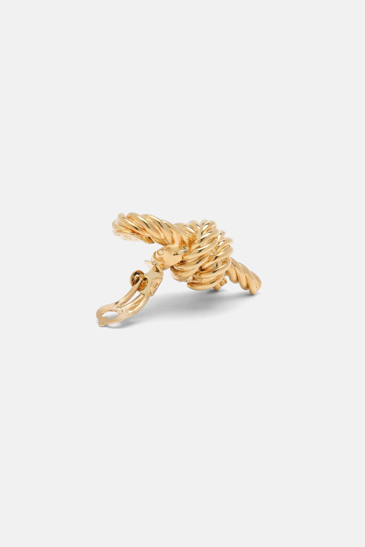 Luisa Spagnoli Oro Women Nasso - Torchon Knot Earrings SKU: NASSO_0002 Image 03