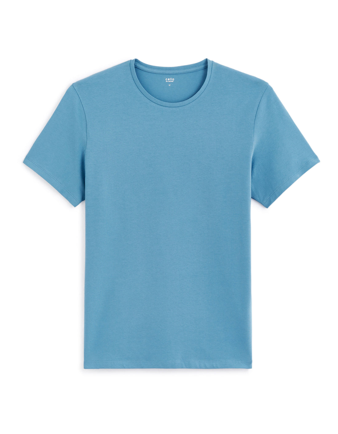 Slim-Neck Stretch Cotton T-Shirt_01