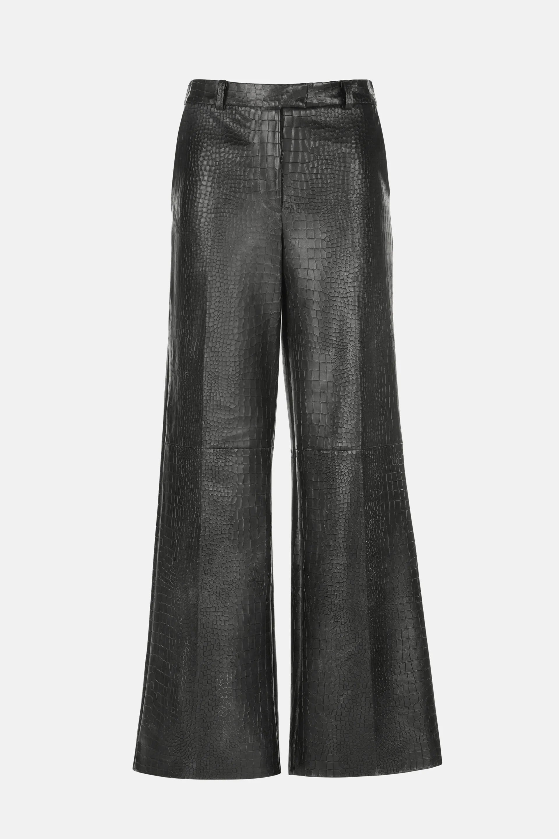 Luisa Spagnoli_Brown_Oleico - Leather Trousers Ð Fashion Show_OLEICO_0976_05