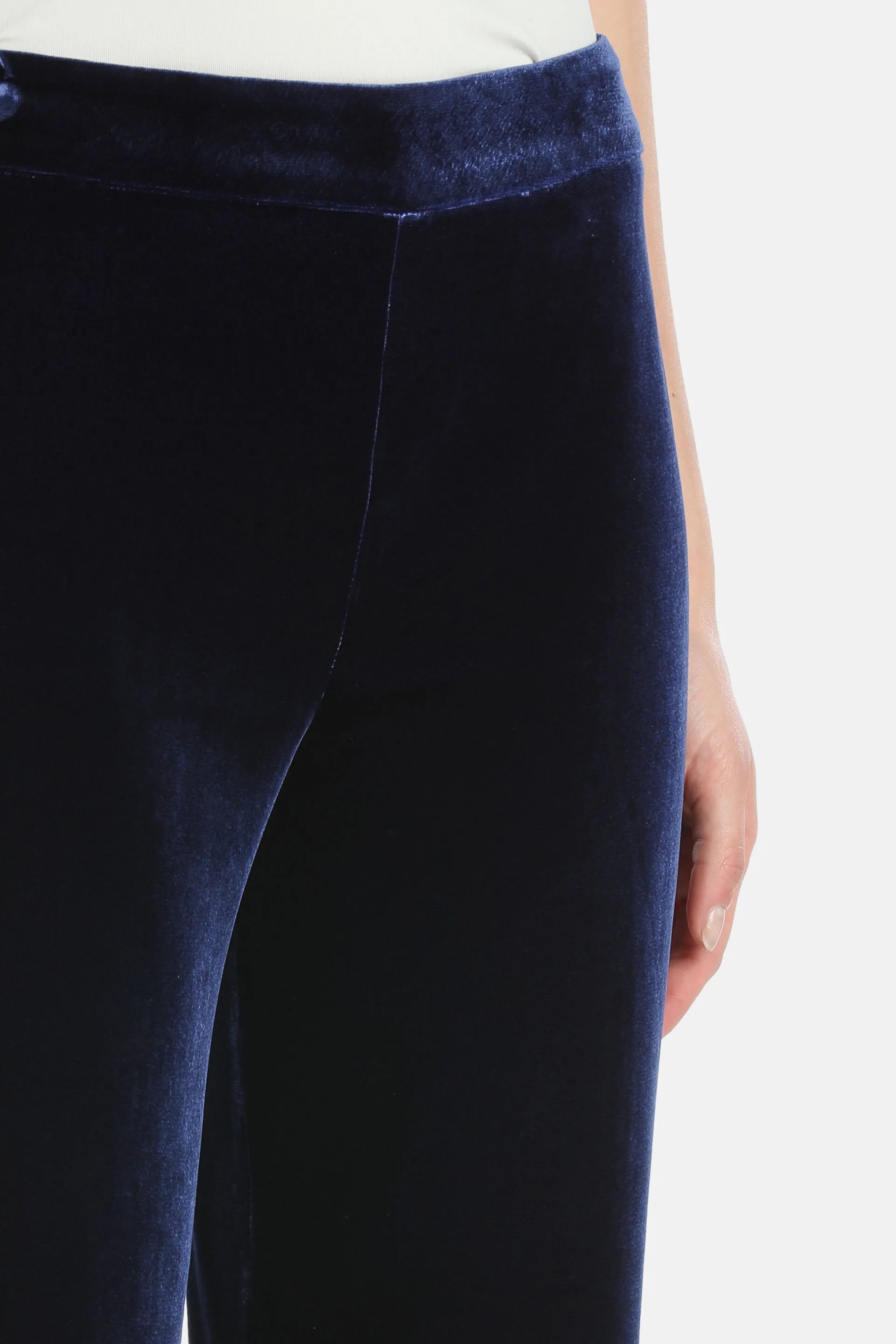 Luisa Spagnoli_Blue_Orfano - Velvet Trousers_ORFANO A_1237_04