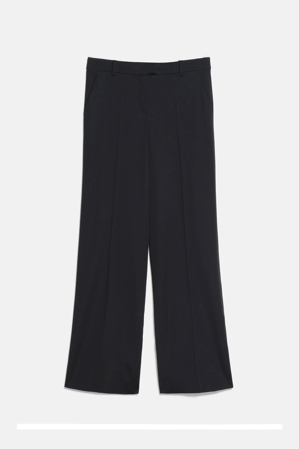 Luisa Spagnoli Nero Women Ortesi - Elegant Regular-Fit Pants with Pressed Crease SKU: ORTESI_0101 Image 05
