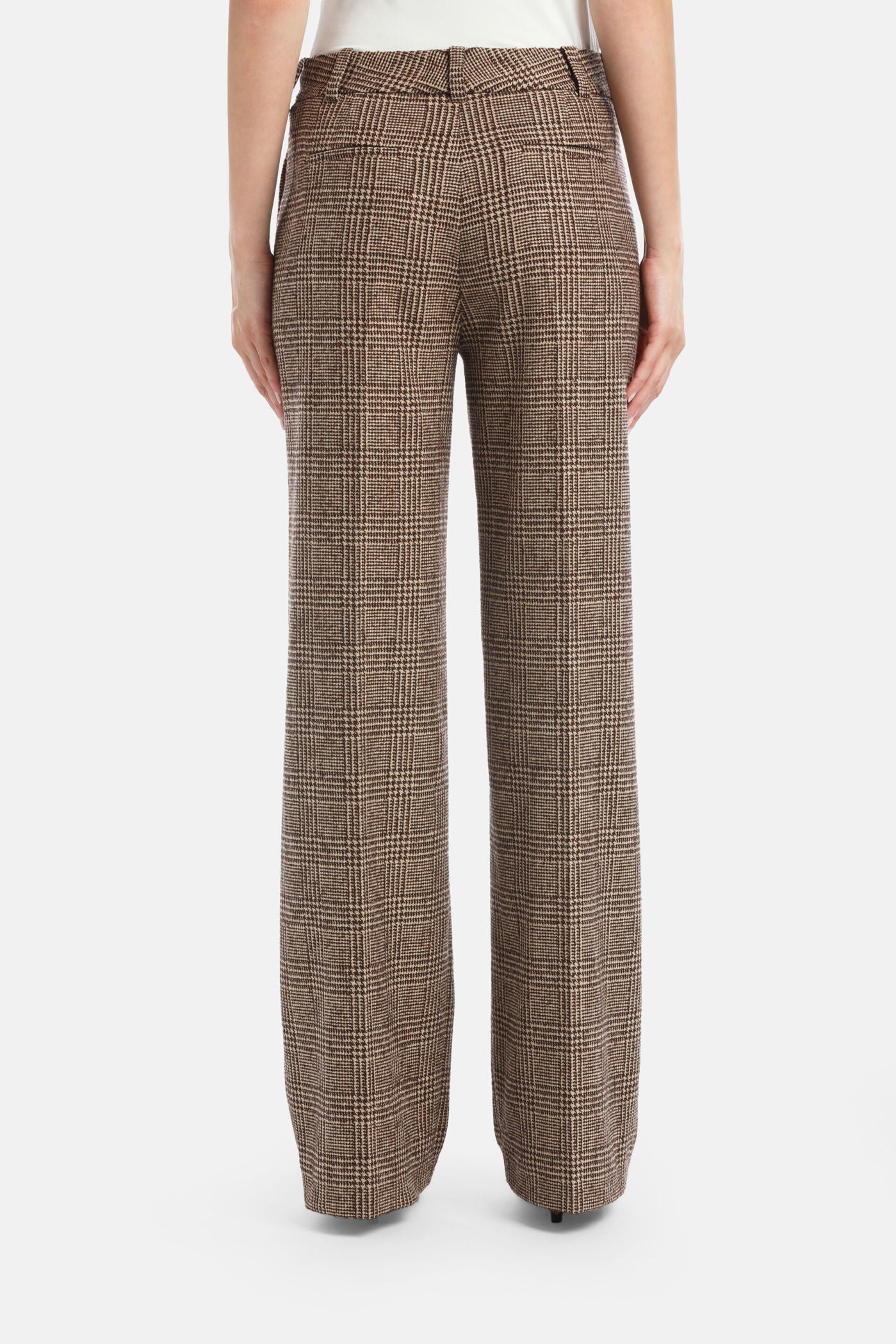 Luisa Spagnoli_Var Marone Beige_Ossana - Houndstooth Trousers_OSSANA_3991_03