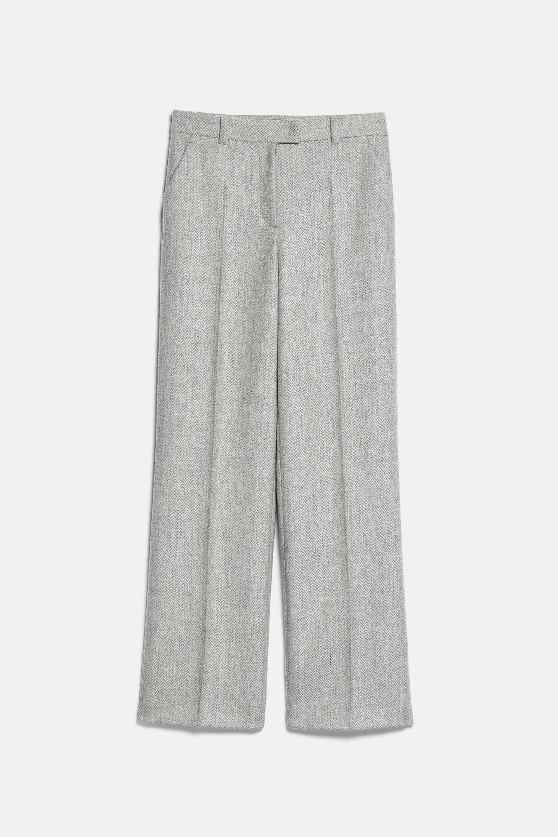 Luisa Spagnoli Var Spinato Ghiaccio Women Ottile - Regular-Fit Wool Pants SKU: OTTILE_3360 Image 05