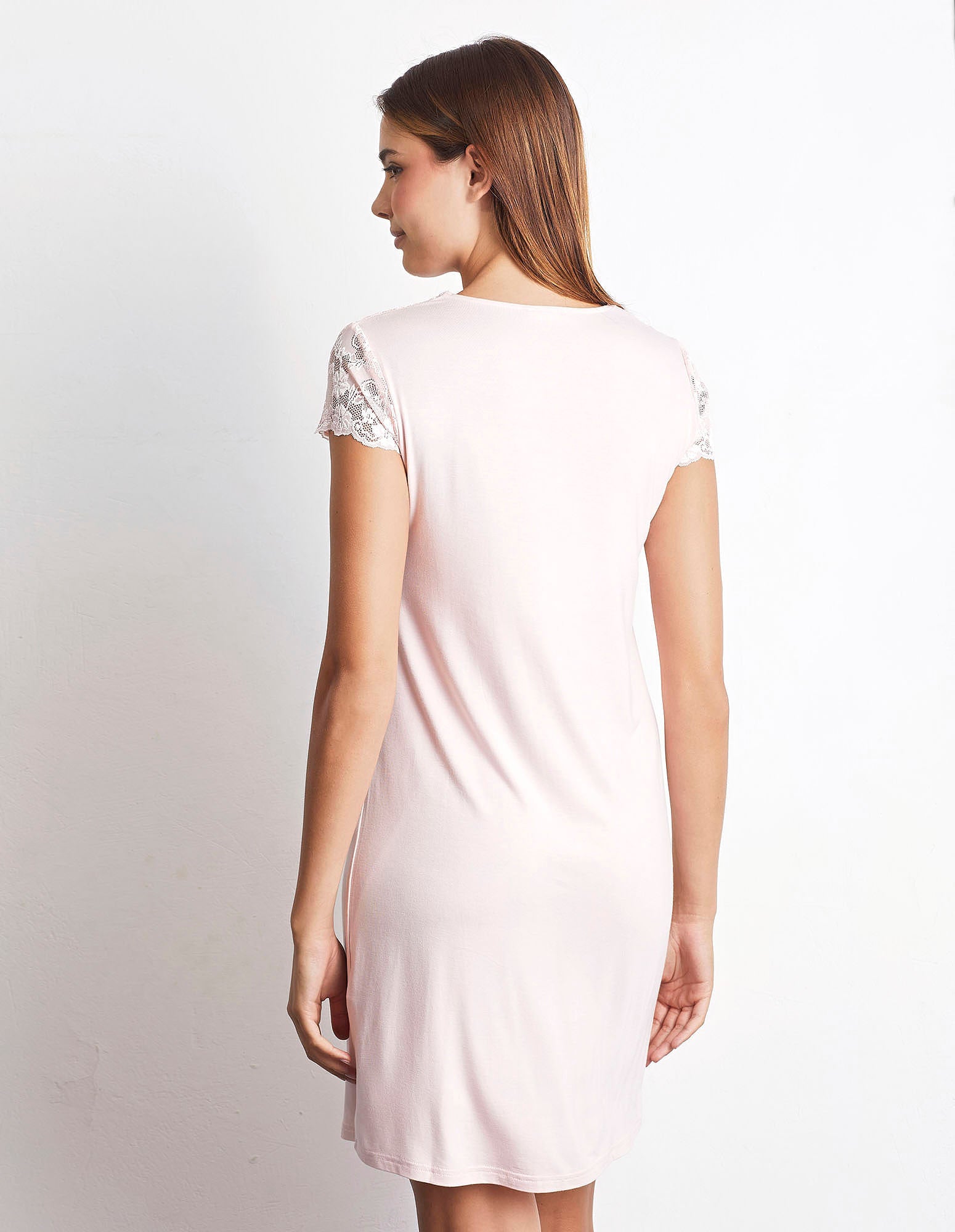 Short Sleeve Nightgown - Primula Color_PCCD173001_087_03