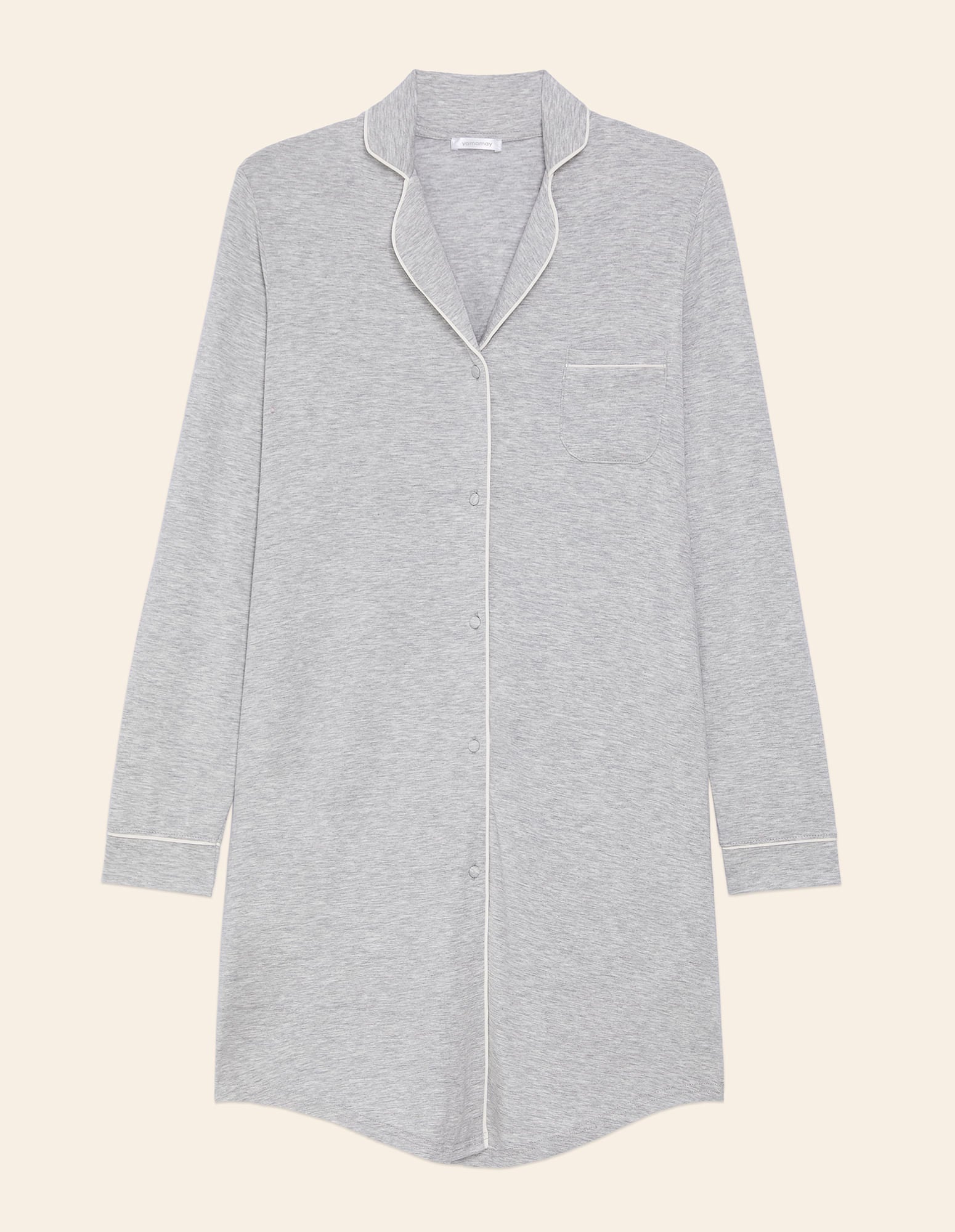 Yamamay_Daily Long-Sleeved Nightgown with Tencel ª Modal_PCCD181002_133_04