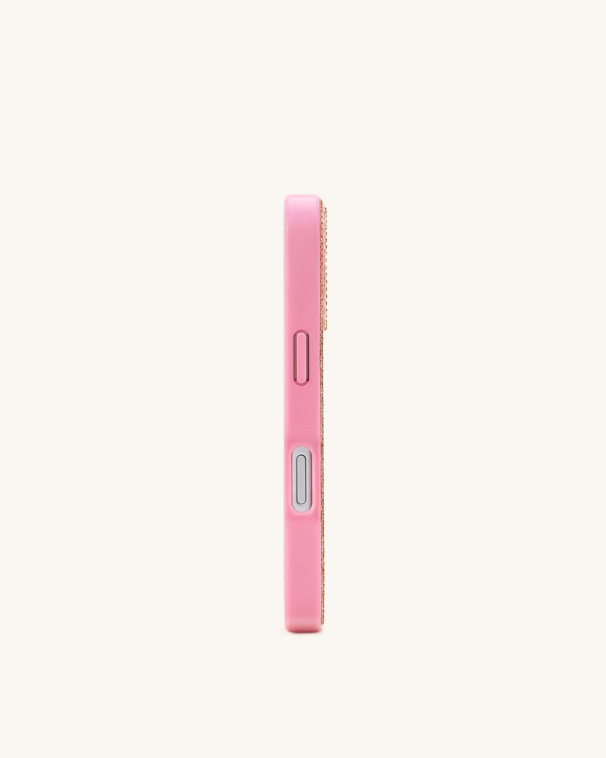 JW Pei Pink Women Lemon Artificial Crystal Phone Case SKU: PE213-4-ip17pro_Pink Image 03