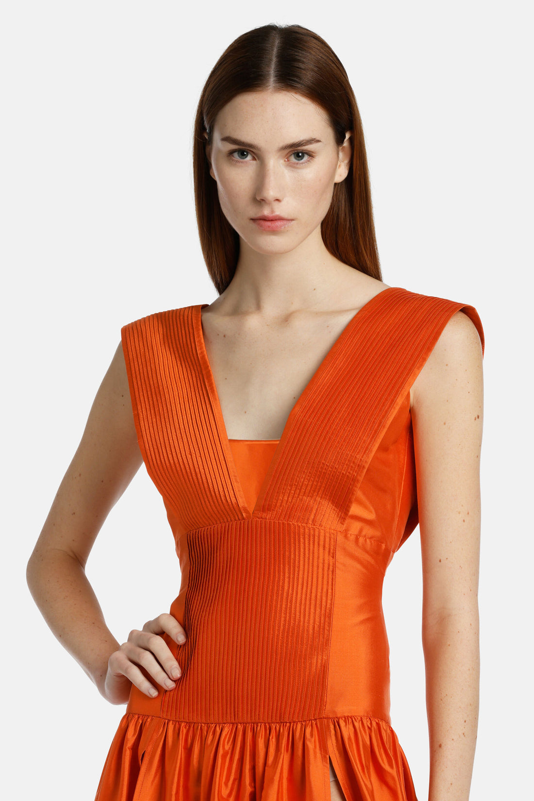 Luisa Spagnoli_Perlas - Silk Dress - Fashion Show_PERLAS_1583_02