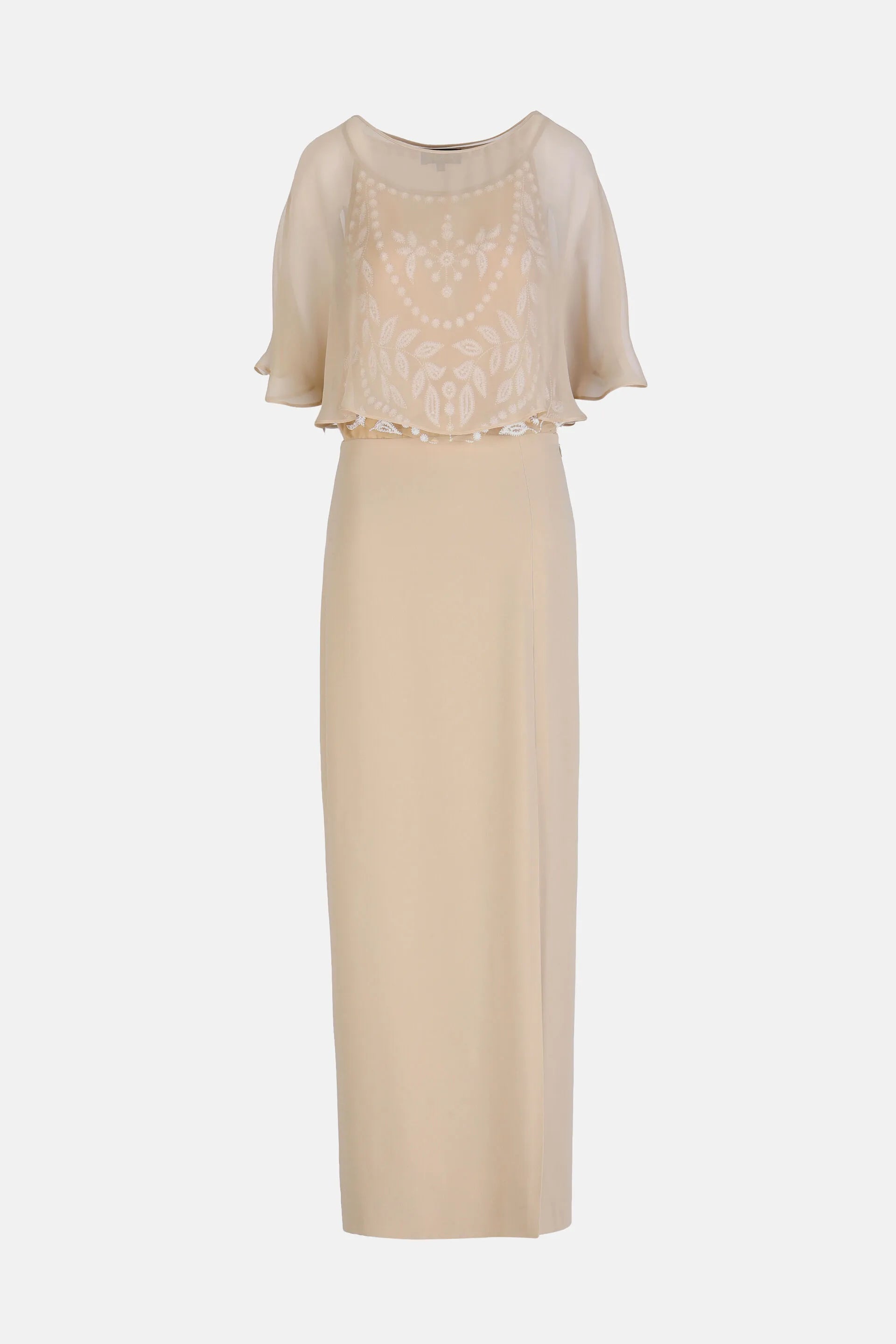Luisa Spagnoli Crema/Crema Women Pirolo - Elegant Long Dress SKU: PIROLO_1115 1115 Image 06