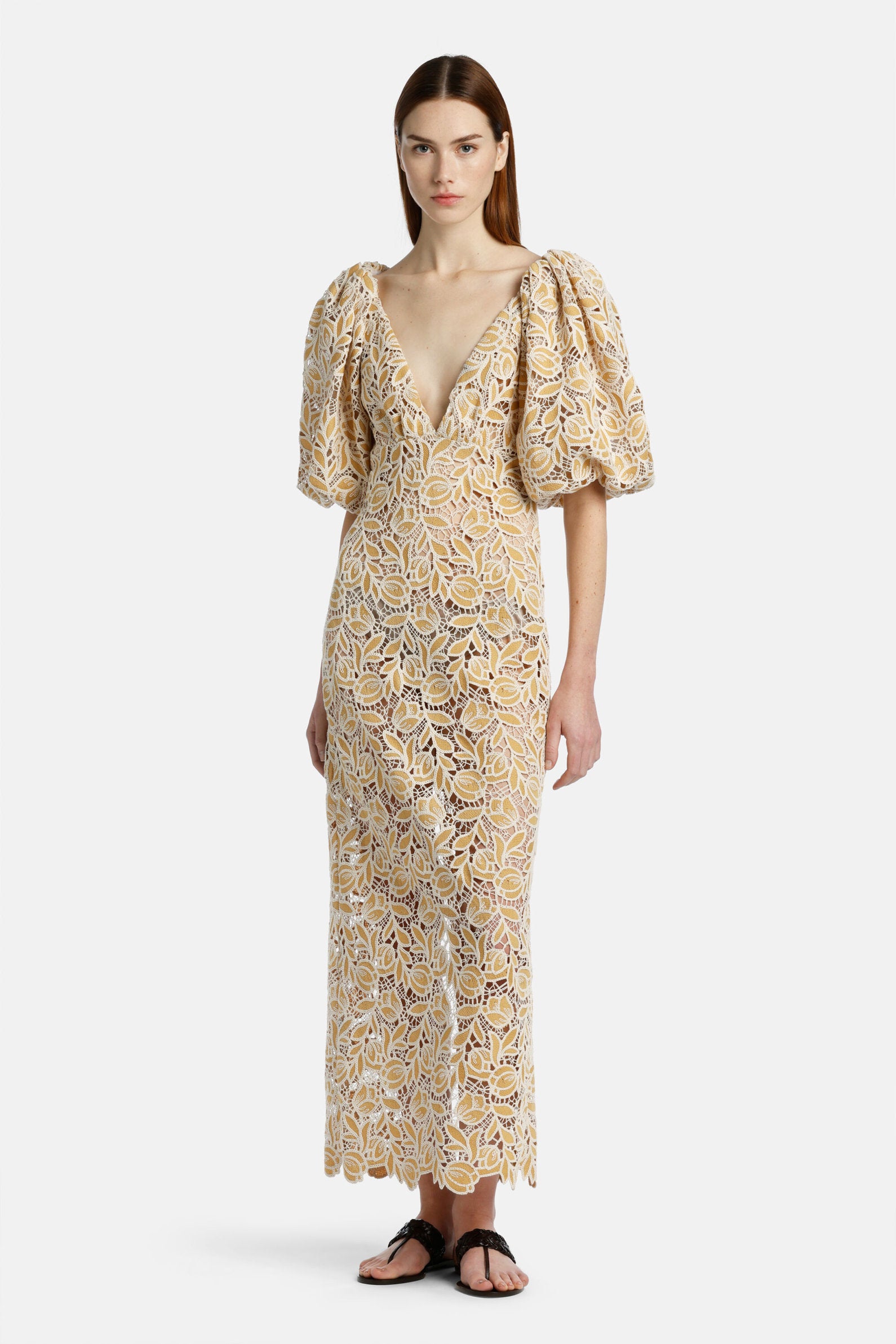 Luisa Spagnoli_Piumetta - Long Macrame Dress - Fashion Show_PIUMETTA_4453_01