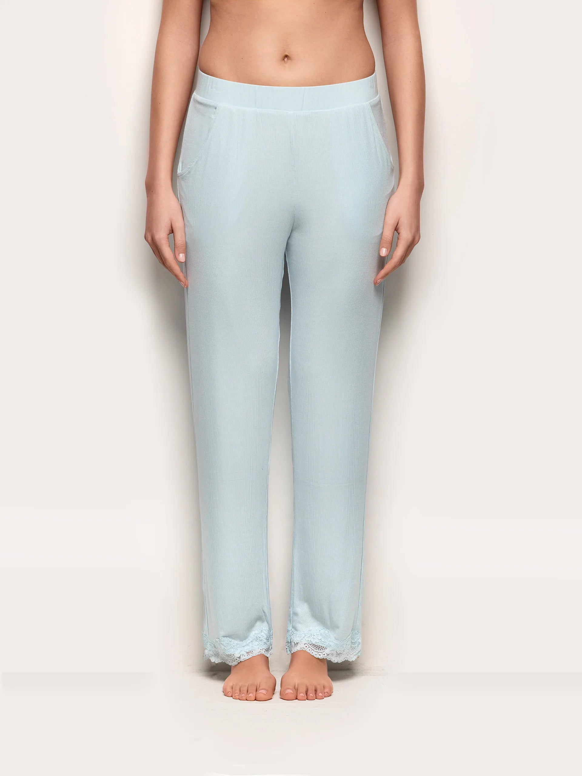 Yamamay_Light Azure_Long Trousers - Modal Rib_PPBD191005_013_02