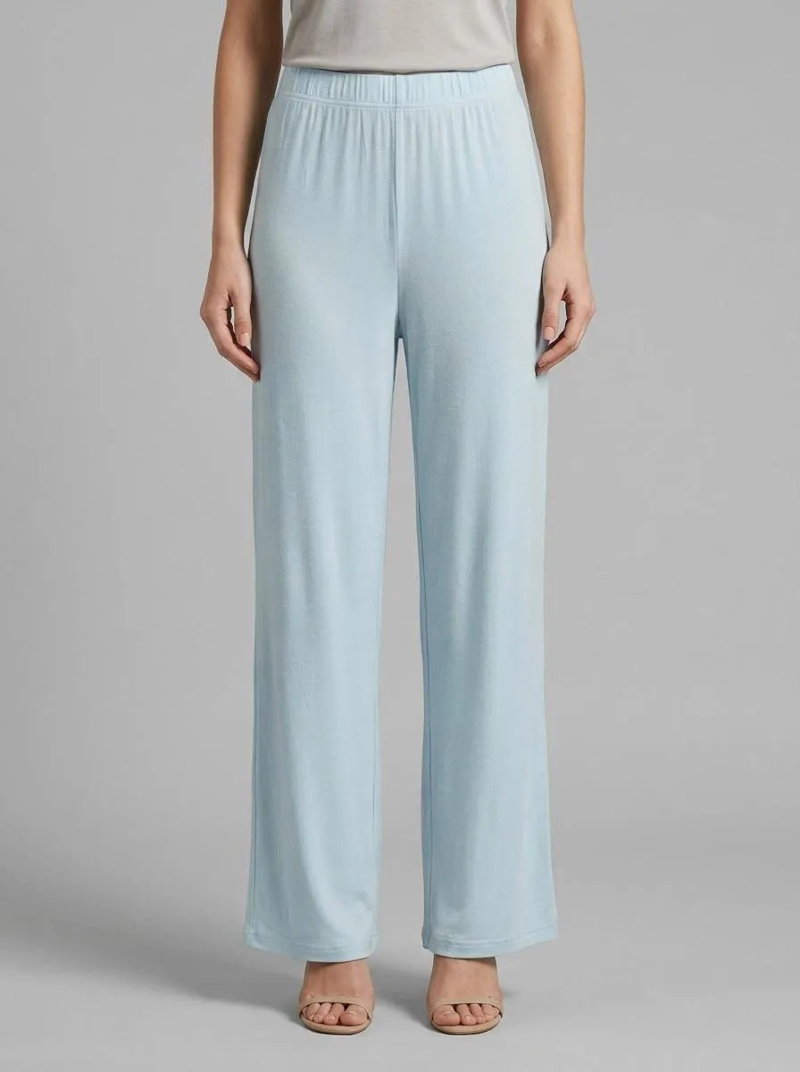 Yamamay_Light Azure_Long Trousers - Modal Rib_PPBD191006_013_00