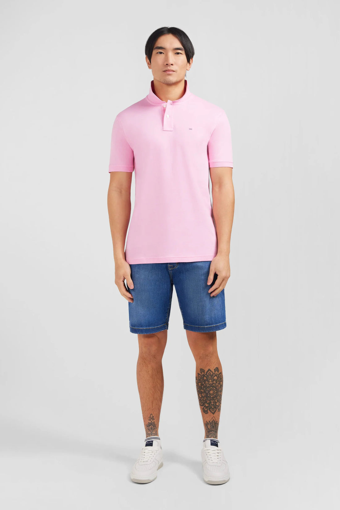 Eden Park_Pink Stretch Pima Cotton Polo_PPKNIPCE0006_ROM_02