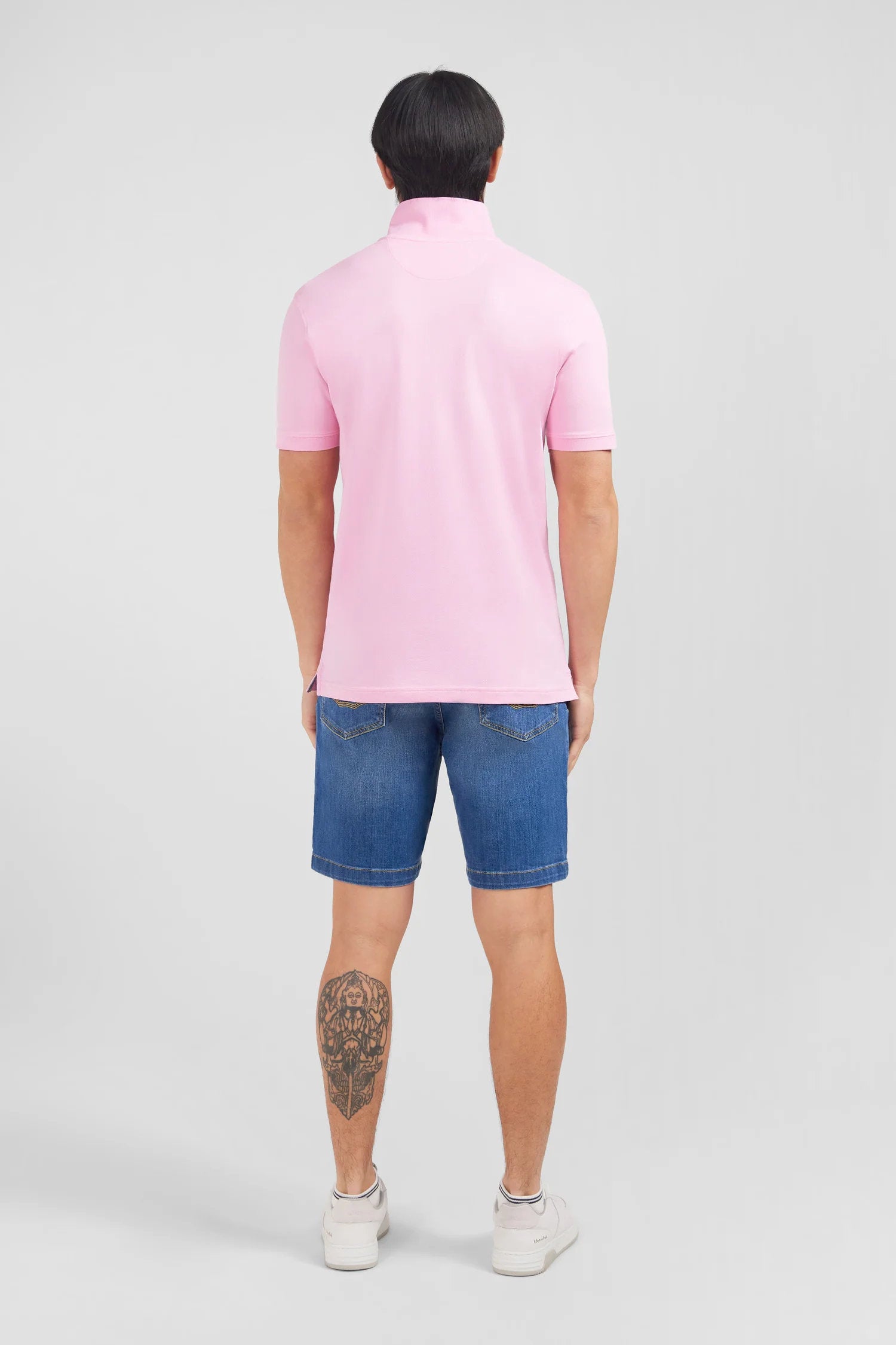 Eden Park_Pink Stretch Pima Cotton Polo_PPKNIPCE0006_ROM_04