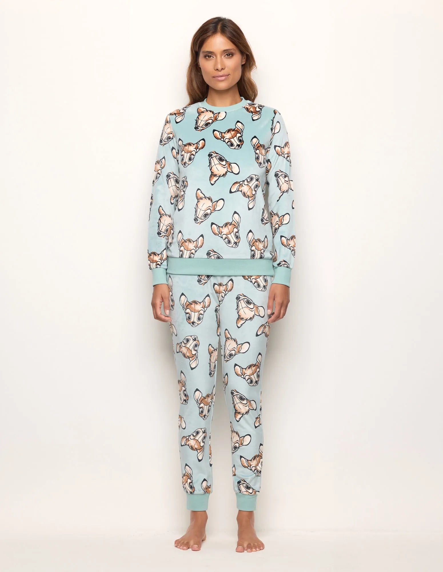 Yamamay_Printed_Long Disney¨ Bambi Chenille Pyjamas_PPLD184001_128_02