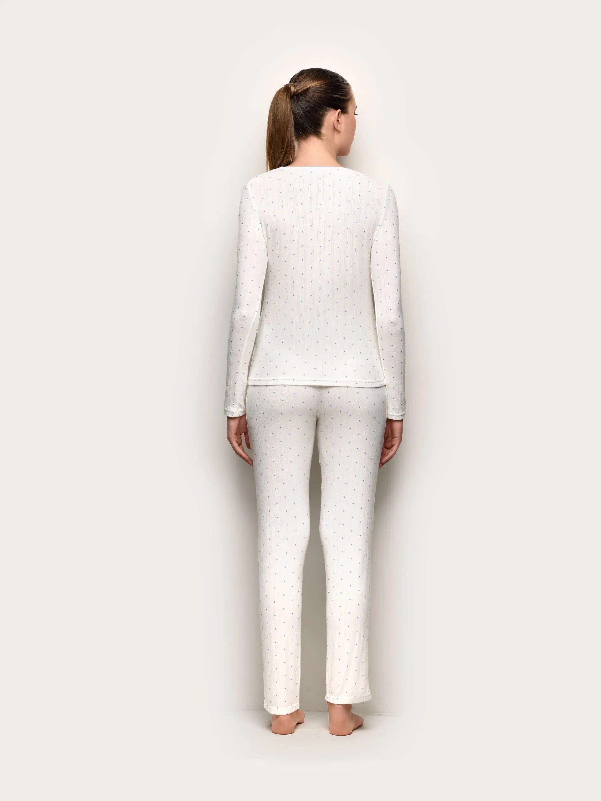 Yamamay_Printed_Long Jacquard Jersey Pyjamas - Pointell_PPLD191005_128_03