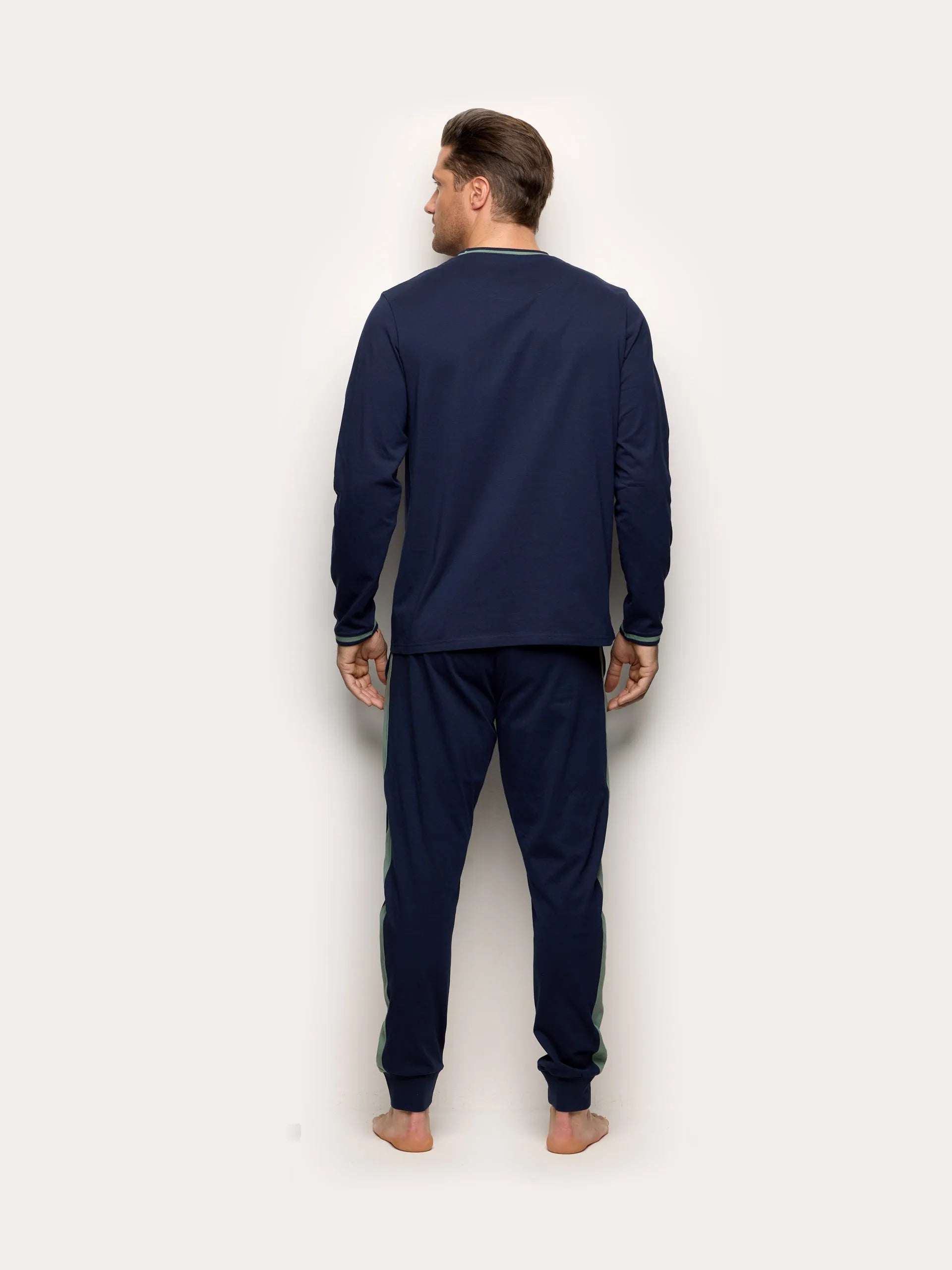 Yamamay_Night Blue_Long Cotton Jersey Pyjamas - Daily Pajamas Ii_PPLU191005_024_05