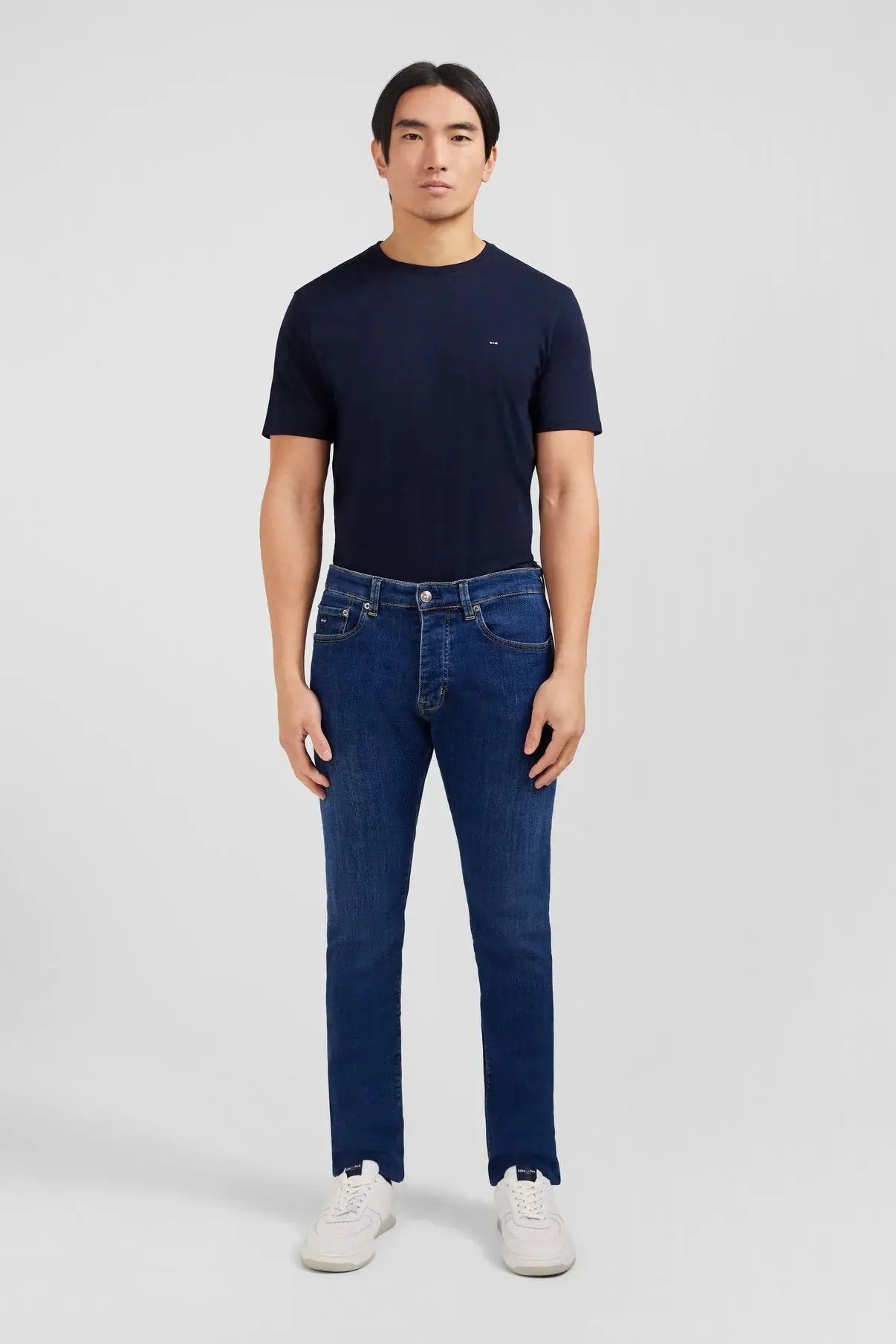 Eden Park_Blue Jeans in Stretch Cotton_PPPAN5PE0016_BLF1_05