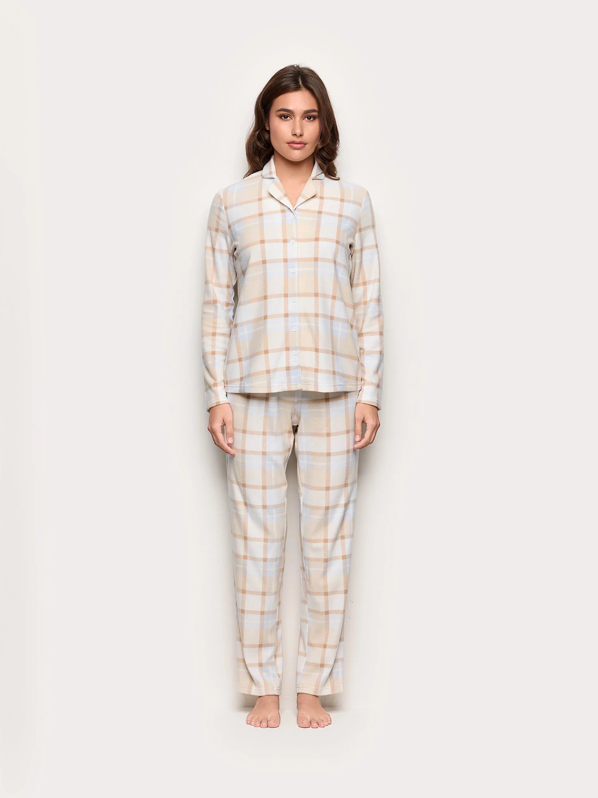 Yamamay_Printed_Apres Ski Long Fleece Open Pajamas_PPRD184004_128_02