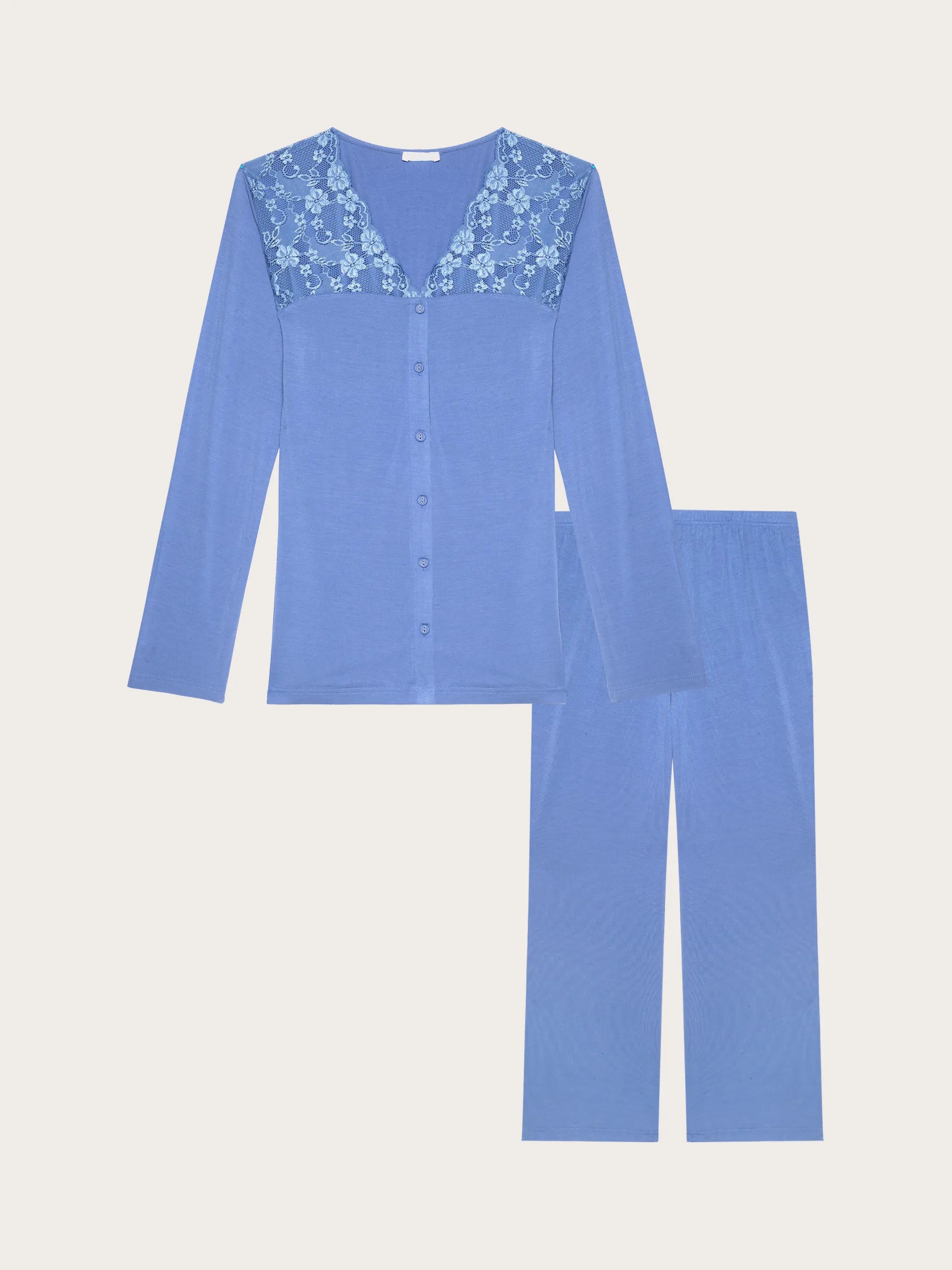 Yamamay_Denim_Pigiama Lungo Aperto - Primula Color_PPRD191001_038_05