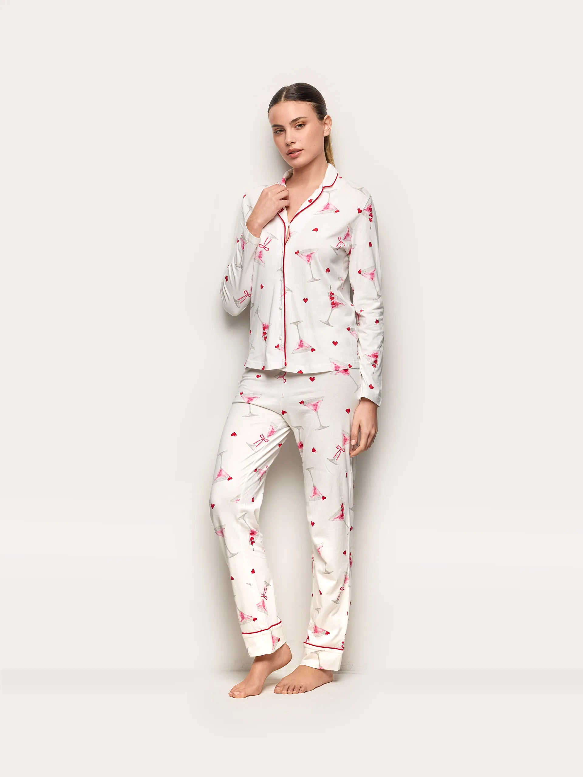 Yamamay_Printed_Pigiama Aperto Lungo - That&
