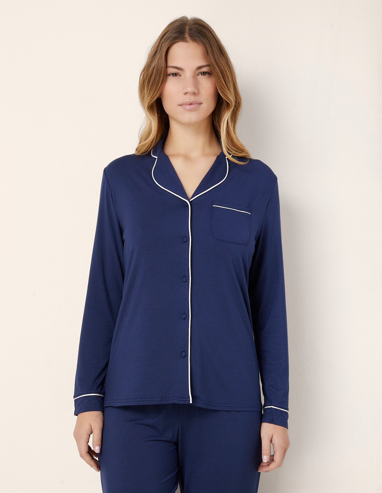 Yamamay_Daily Modal Long-Sleeve Pajama Shirt_PPTD181009_215_02