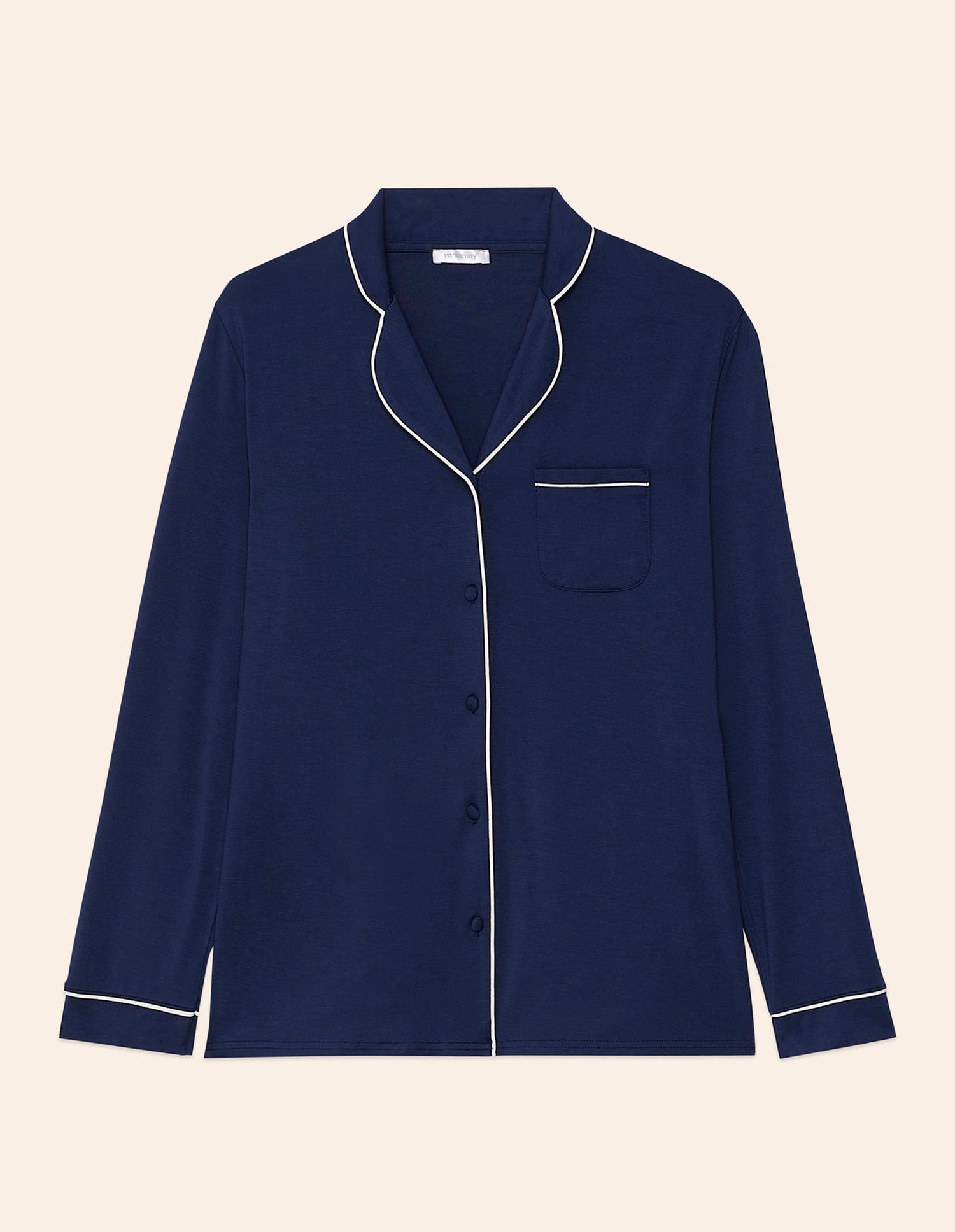 Yamamay_Daily Modal Long-Sleeve Pajama Shirt_PPTD181009_215_04