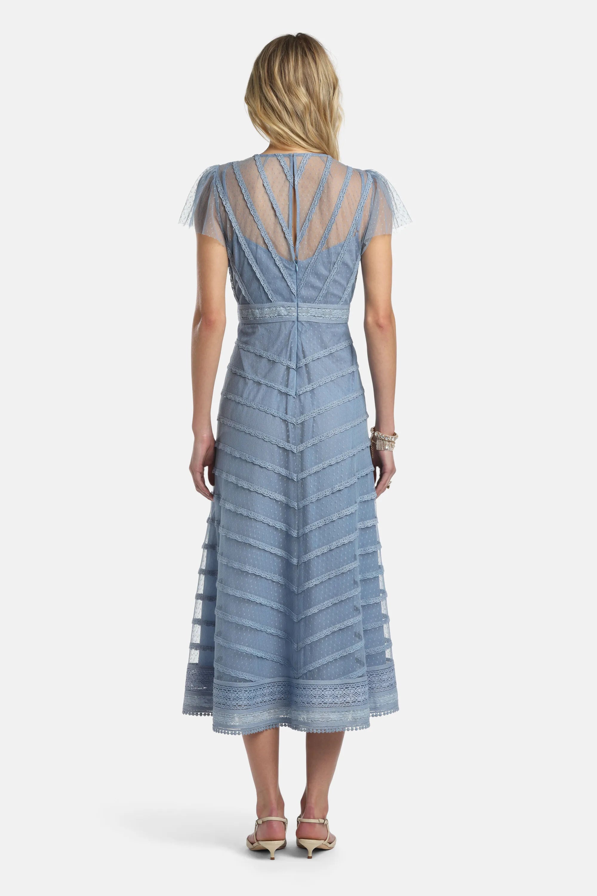 Luisa Spagnoli Fiordaliso Women Prontezza - Elegant Embroidered Gown SKU: PRONTEZZA_0612 Image 02