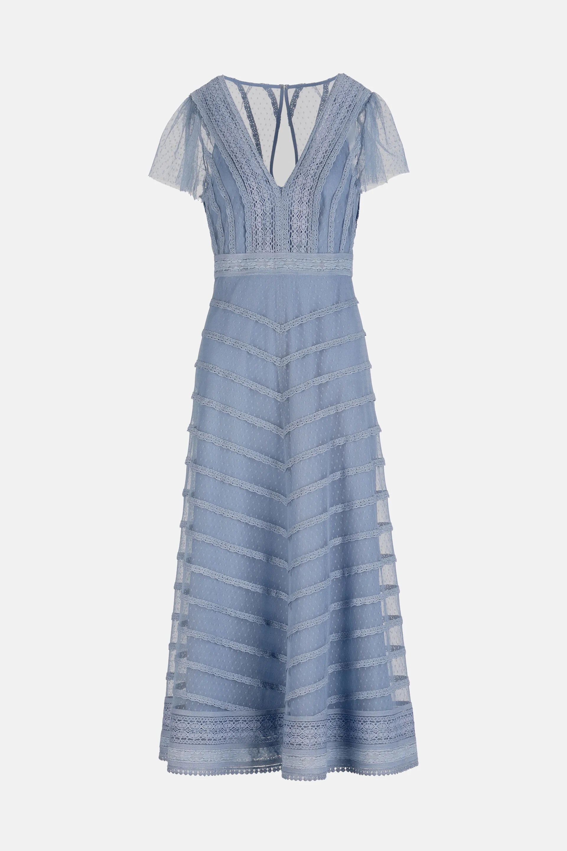 Luisa Spagnoli Fiordaliso Women Prontezza - Elegant Embroidered Gown SKU: PRONTEZZA_0612 Image 06