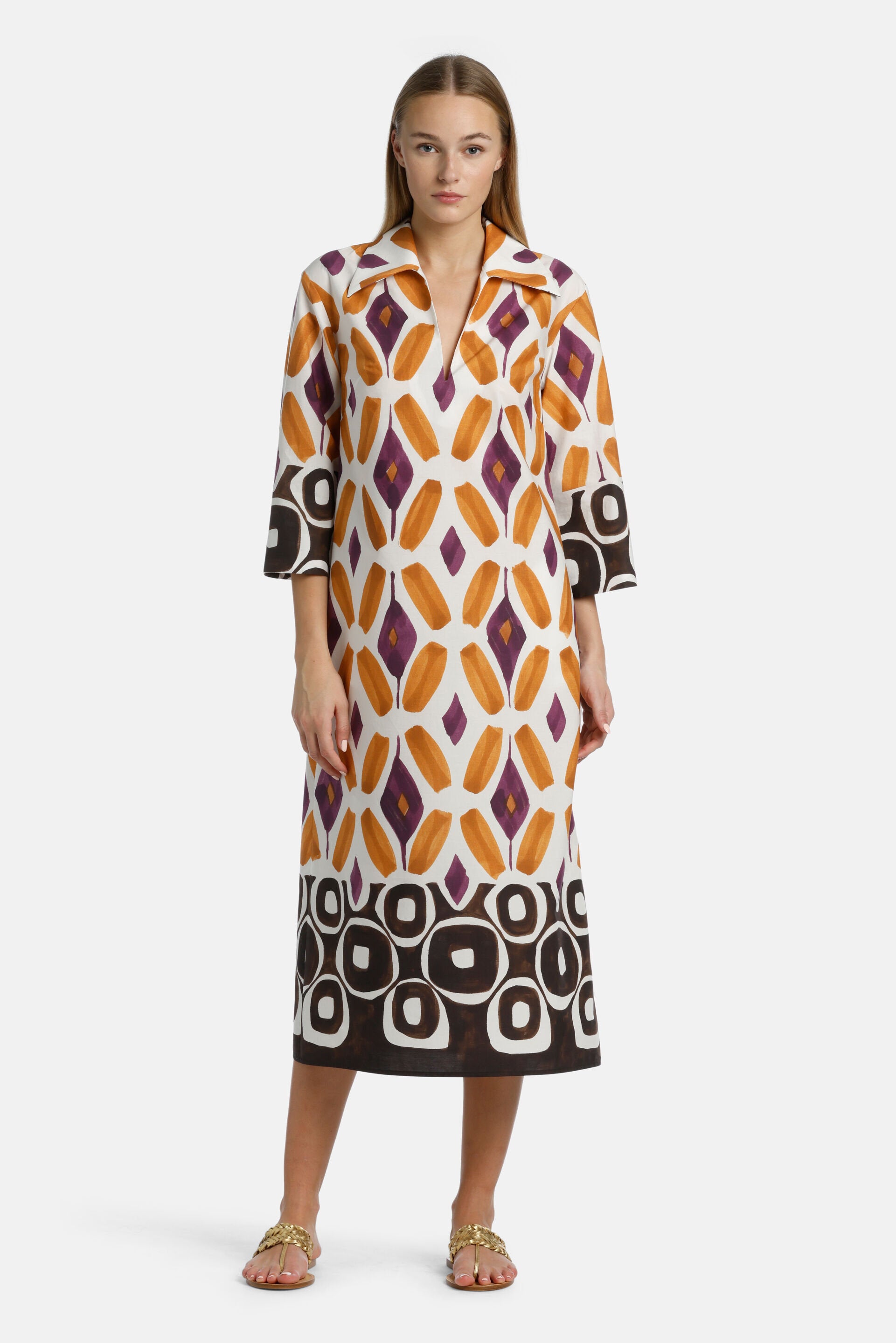 Luisa Spagnoli_Prudenza - Watercolour Print Dress_PRUDENZA_3803_01