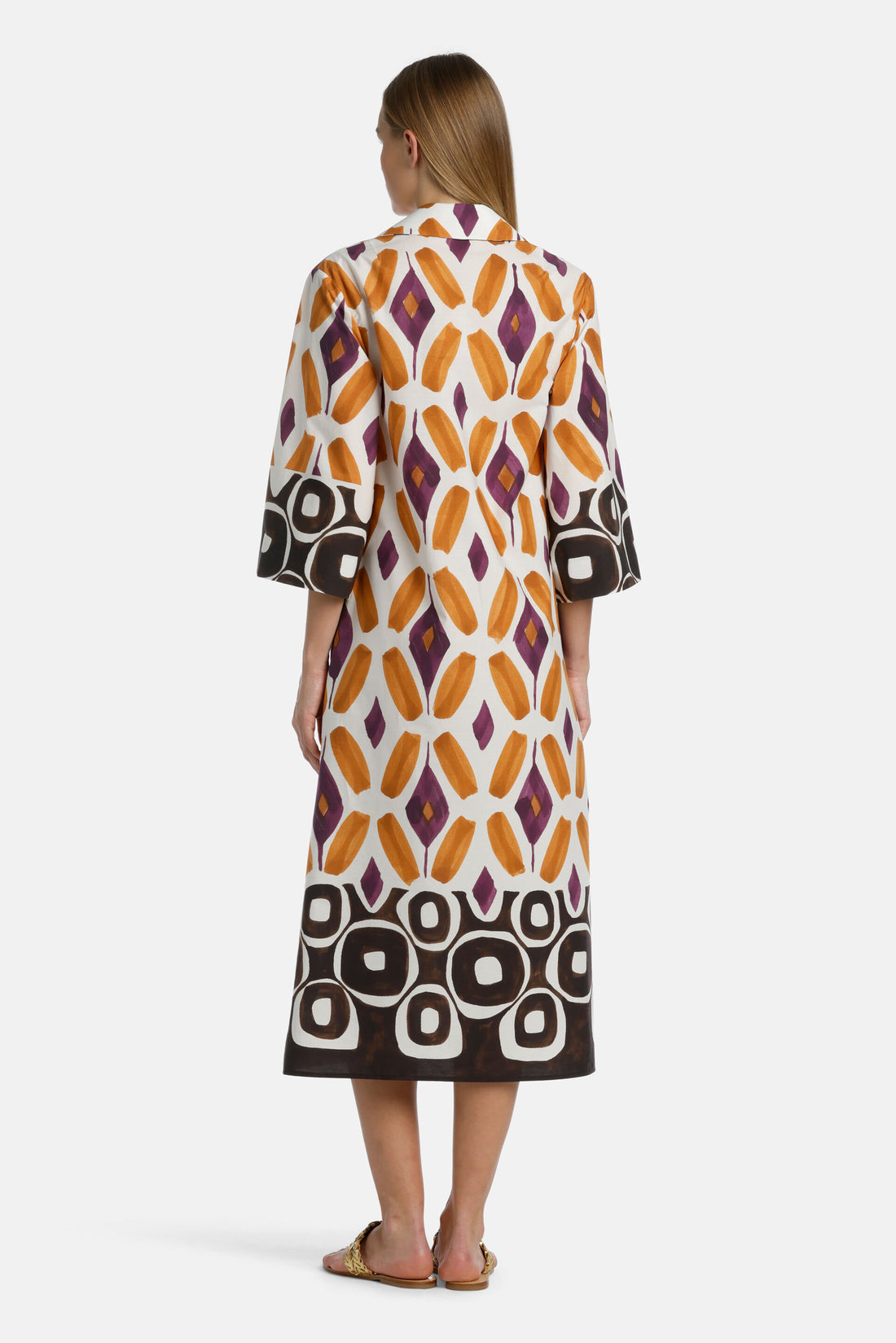 Luisa Spagnoli_Prudenza - Watercolour Print Dress_PRUDENZA_3803_02