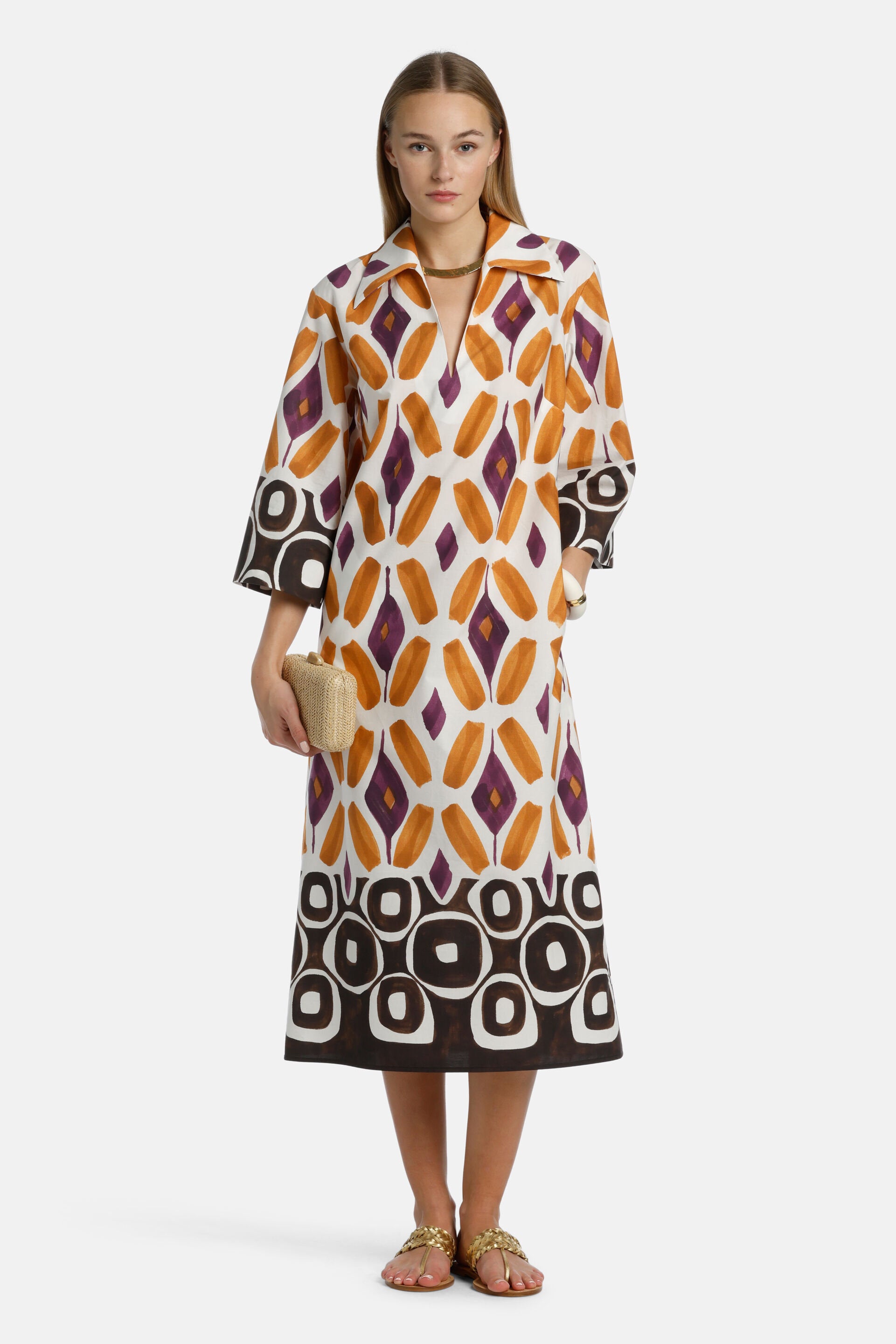 Luisa Spagnoli_Prudenza - Watercolour Print Dress_PRUDENZA_3803_05