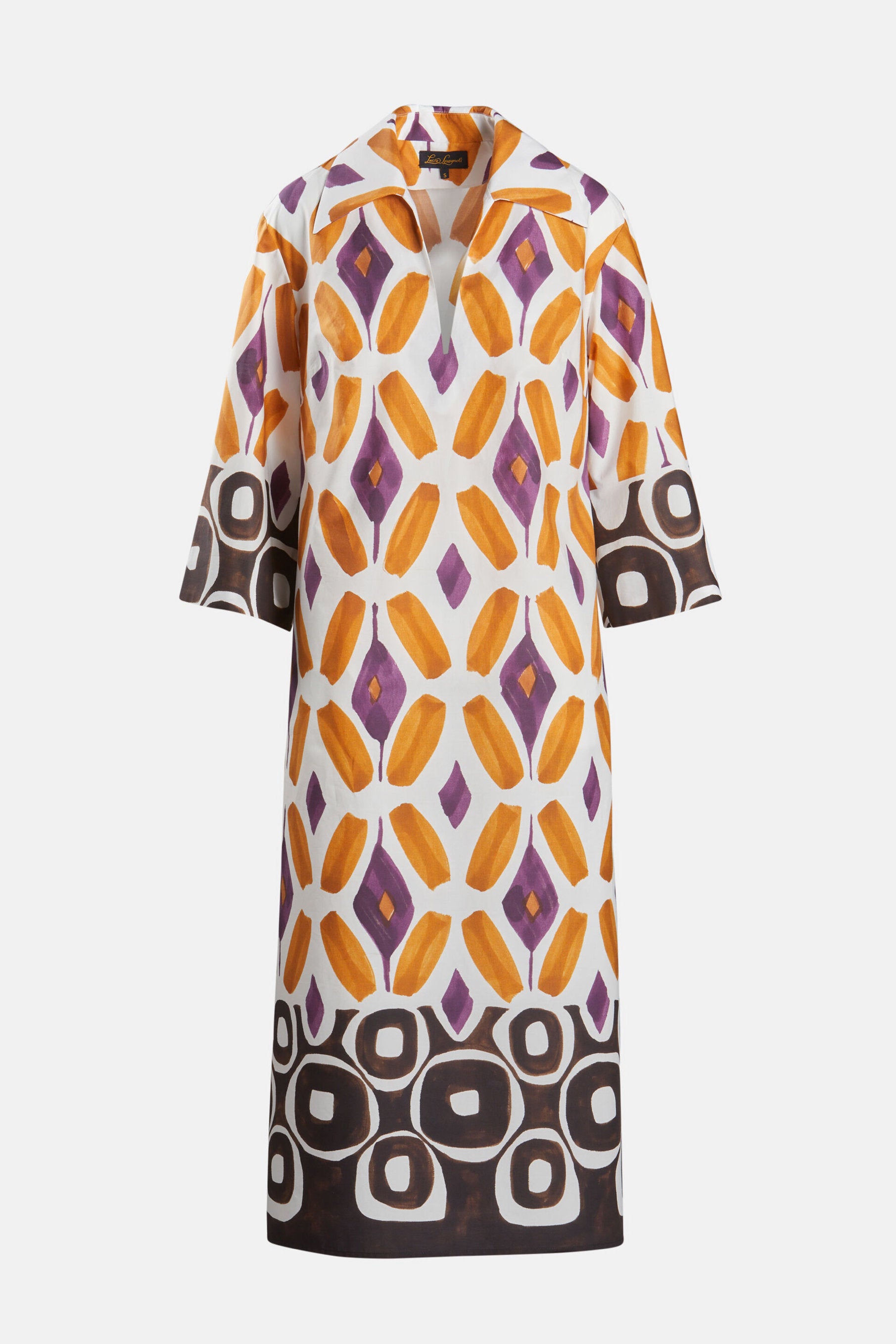 Luisa Spagnoli_Prudenza - Watercolour Print Dress_PRUDENZA_3803_06