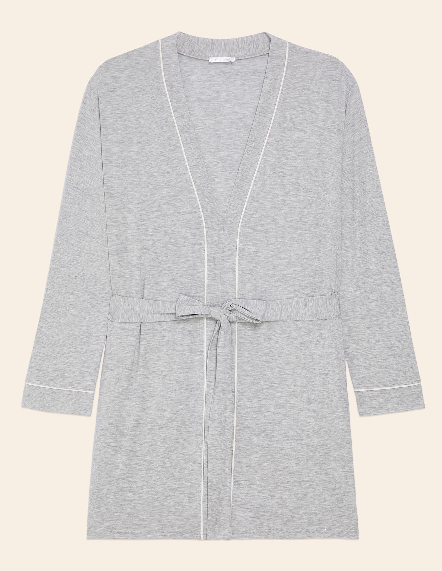 Yamamay_Short Dressing Robe with Belt Daily with Tencelª Modal_PVED181001_133_05