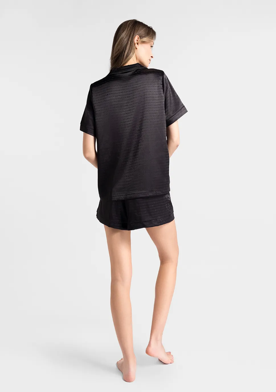 Marie France Amoremio Chemise_Black Women Amoremio Chemise SKU: PYAMOREMIOCHEMISE_Black Image 04