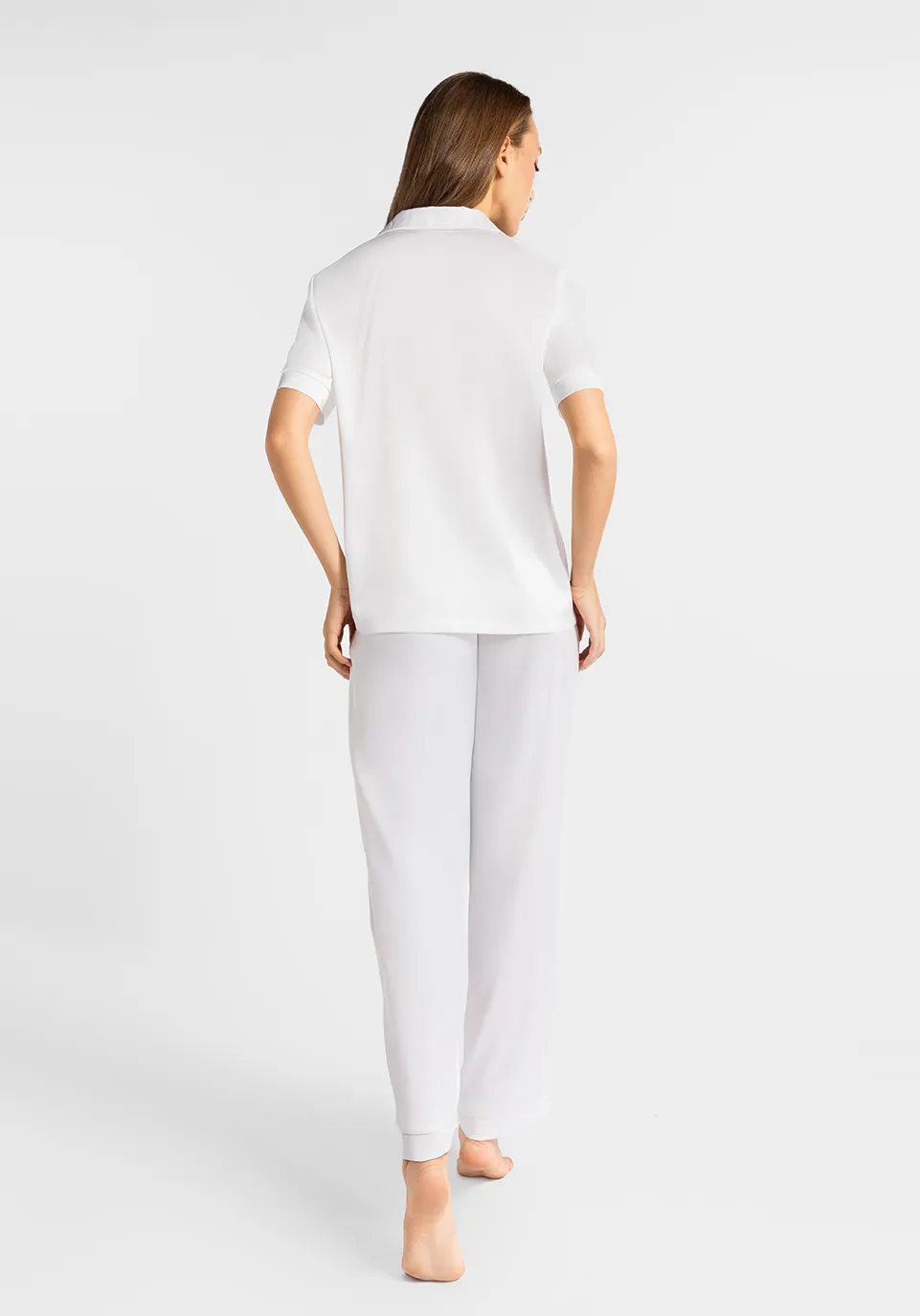 Marie France Celiata Pant_White Women Celiata Pant SKU: PYCELIATAPANT_White Image 02