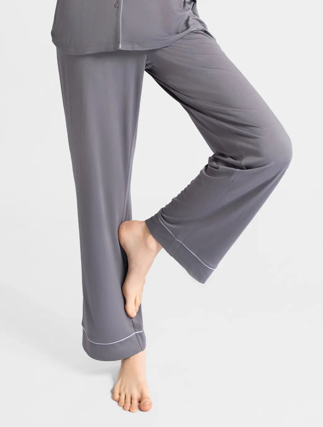 Marie France Denina Pant_Grey Women Denina Pant SKU: PYDENINAPANT_Grey Image 03