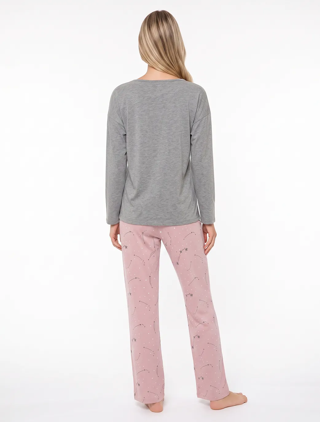 Marie France Grey Melange Women Elany Top SKU: PYELANYTOP_GREY MELANGE Image 04