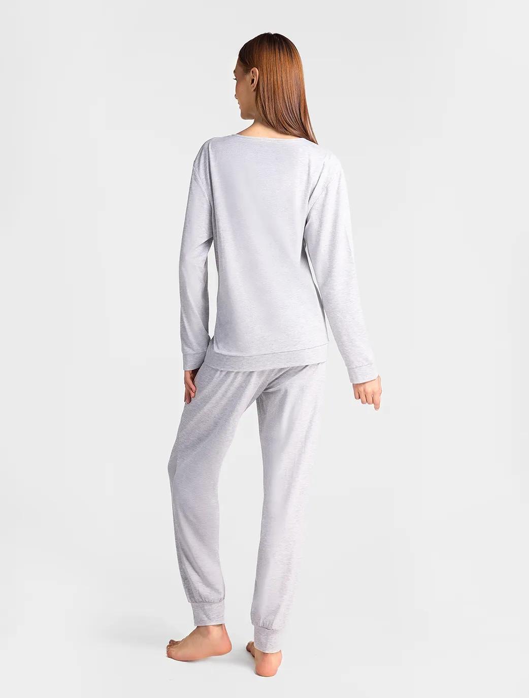 Marie France_Light Grey Melange_Gredana Pant_PYGREDANAPANT_Light Grey Melange_03