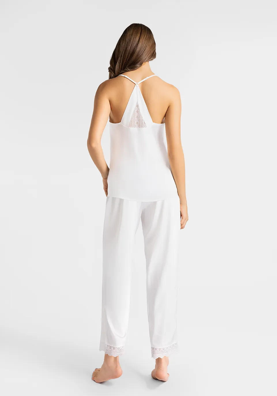 Marie France Kadely Pant_White Women Kadely Pant SKU: PYKADELYPANT_White Image 02