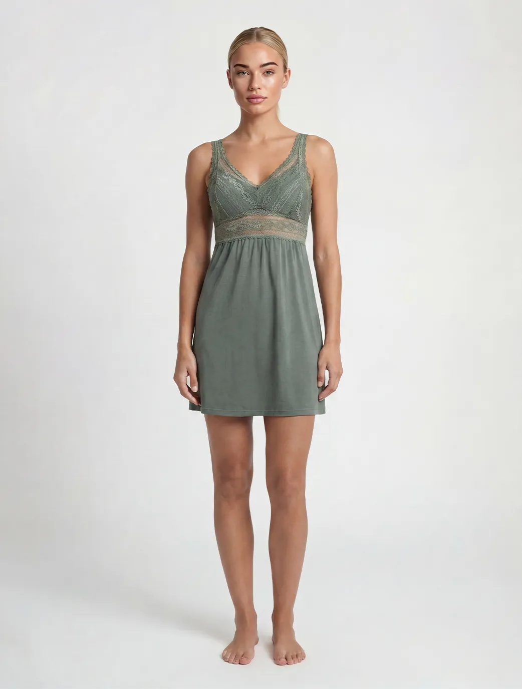 Marie France Green Women Kaitlyn Dress SKU: PYKAITLYNDRESS_Green Image 03