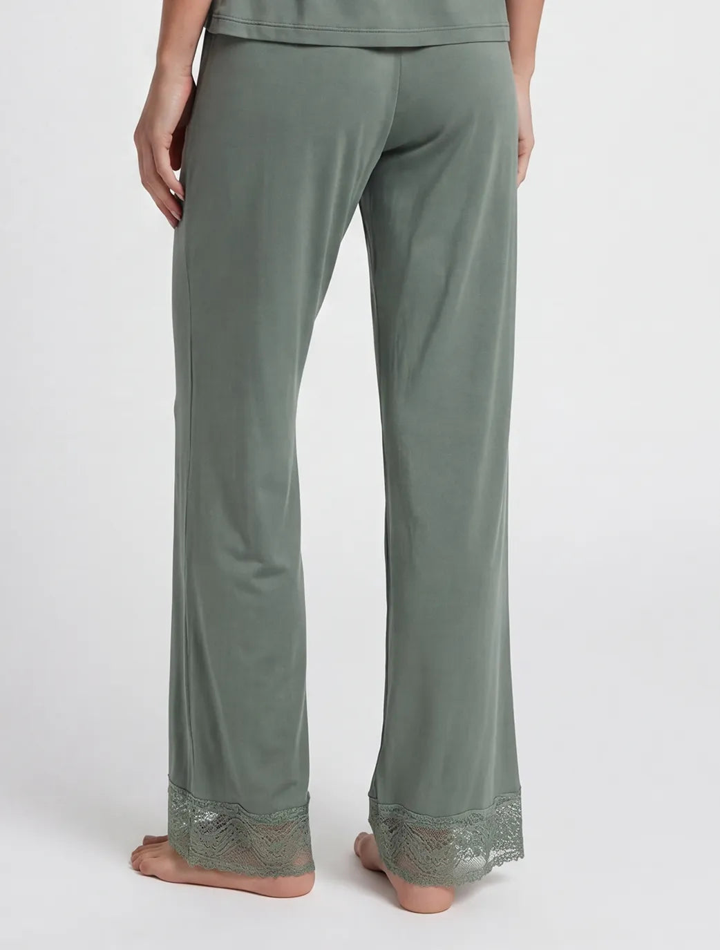 Marie France Green Women Kaitlyn Pant SKU: PYKAITLYNPANT_Green Image 04