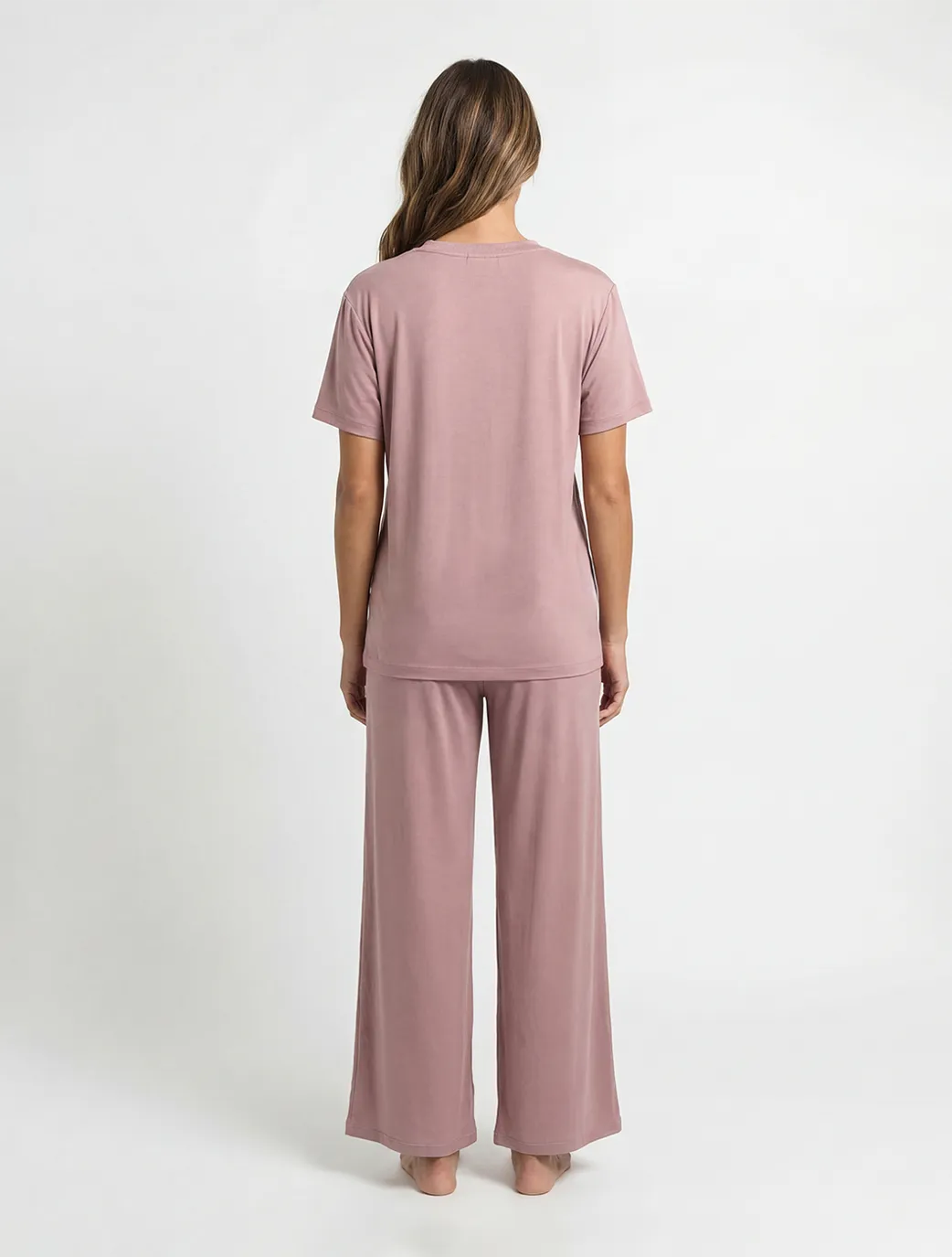Marie France Blush Women Karina T-Shirt SKU: PYKARINAT-Shirt_Blush Image 04