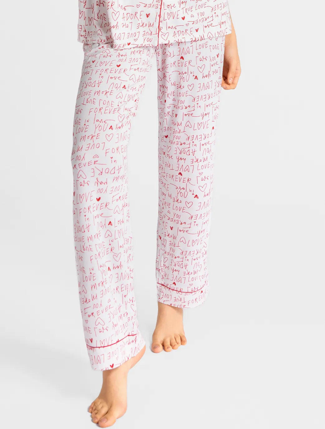 Marie France Multicolor Women Leemo Love Heart Print Nightwear Set SKU: PYLEEMOSETOFFER_Multicolor Image 05